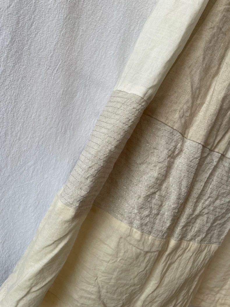 Comme des Garcons Comme des Garcons size M Coarse linen skirt Size 23" - 3 Thumbnail