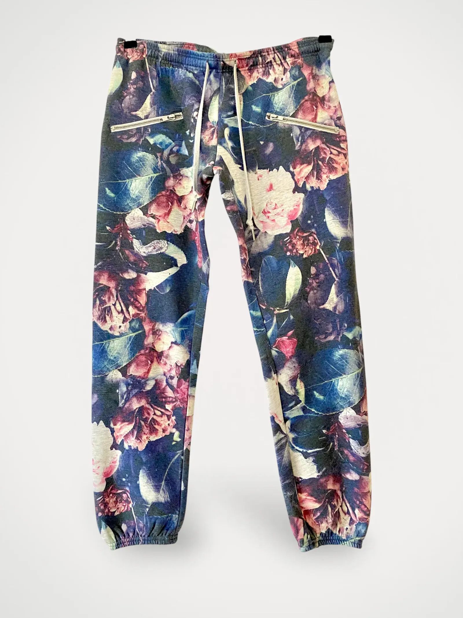 Obey Obey Blommiga Mjukibyxor Pants Size 27" / US 4 / IT 40 - 1 Thumbnail