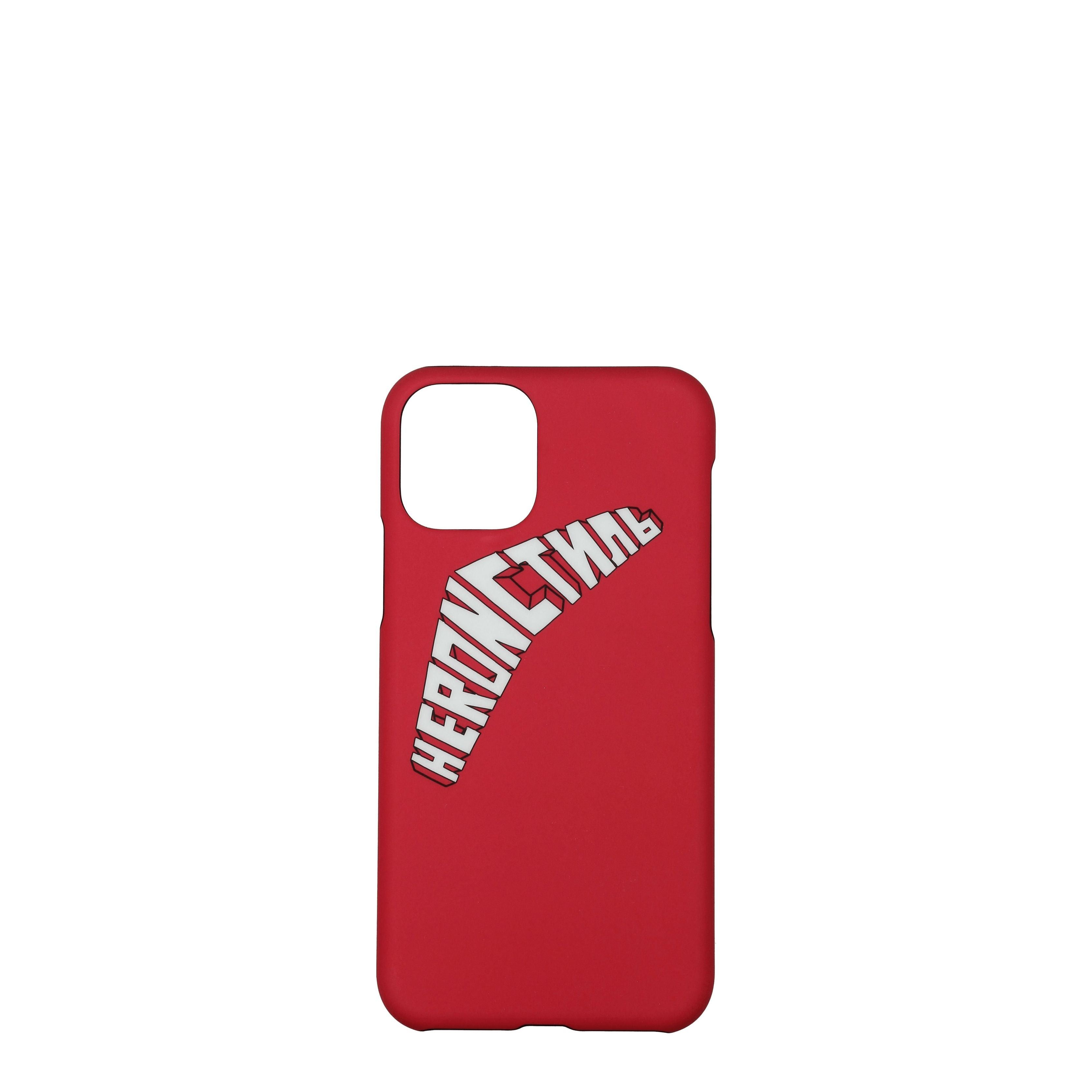 Heron Preston Heron Preston IPhone Covers Men PVC Fuchsia Size ONE SIZE - 1 Preview