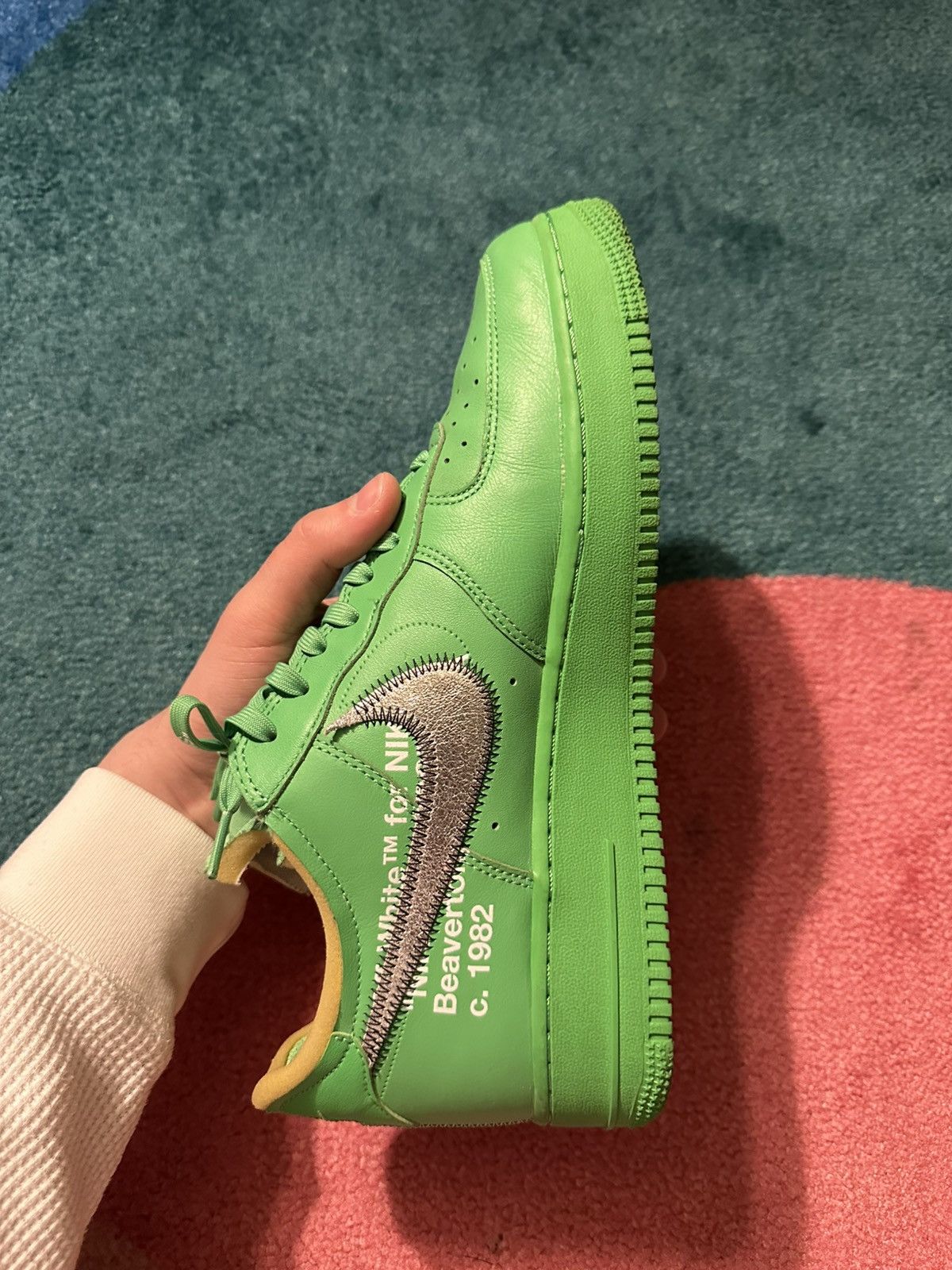 Nike × Off-White Off White x Nike Air Force 1 Low ‘Brooklyn’ Size US 11 / EU 44 - 17 Thumbnail