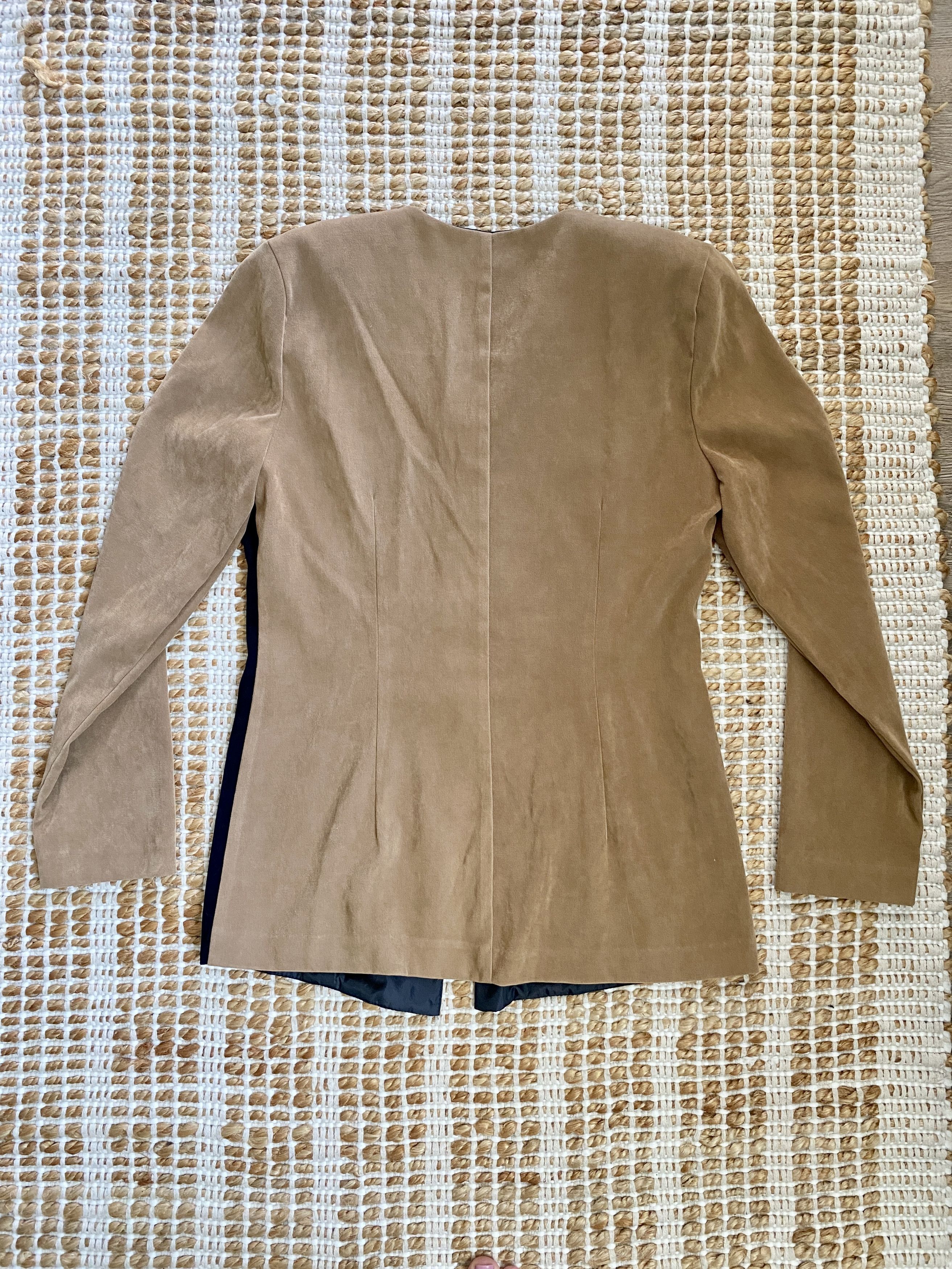 Vintage Vintage 80s D.J. Summers Faux Suede Long Blazer Size M / US 6-8 / IT 42-44 - 9 Thumbnail