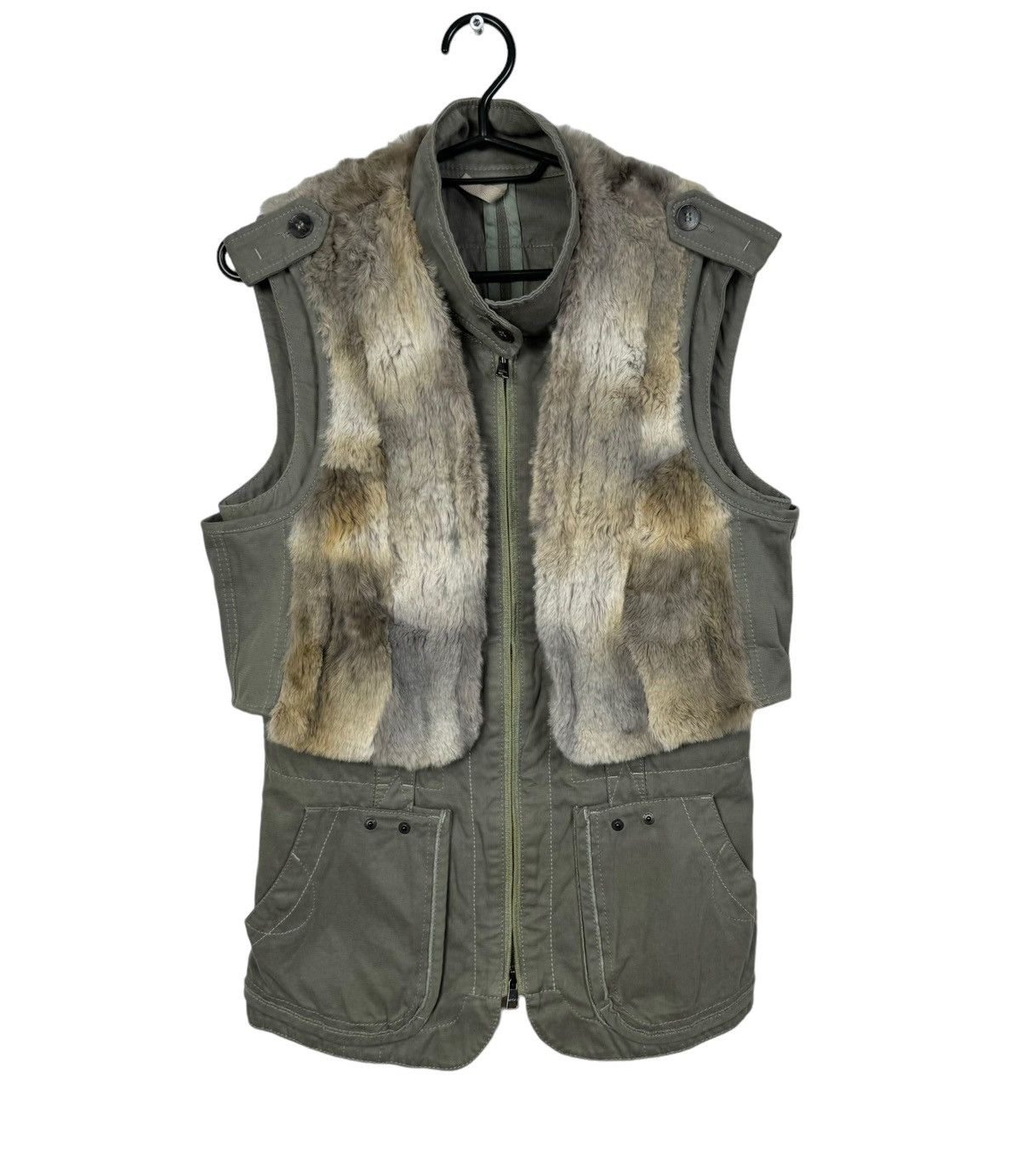 Other Marc Cain 2in1 Rabbit Fur Vest size 2 Size M / US 6-8 / IT 42-44 - 13 Thumbnail
