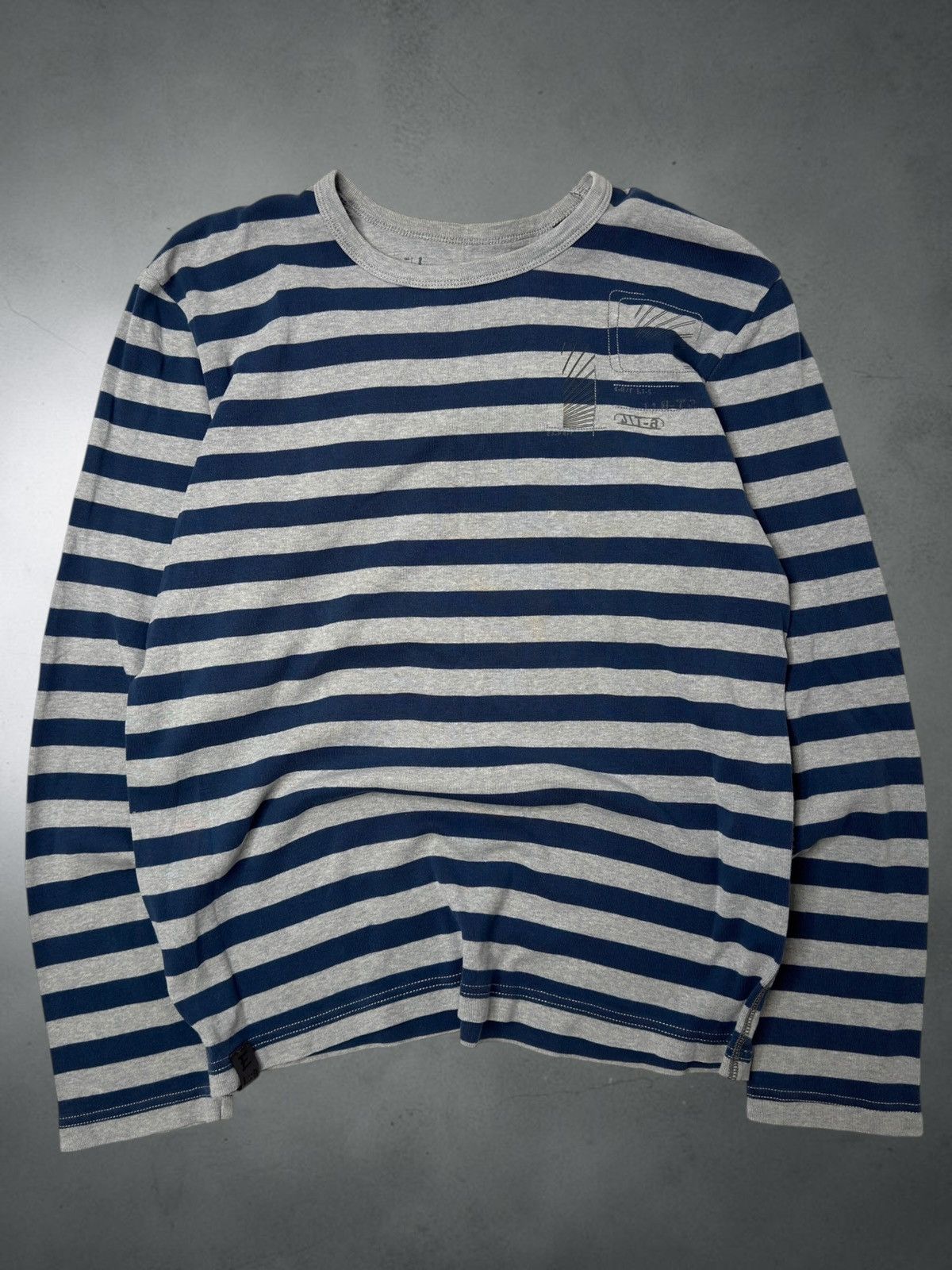 If Six Was Nine If Six Was Nine Asymmetrical Striped Long Sleeve