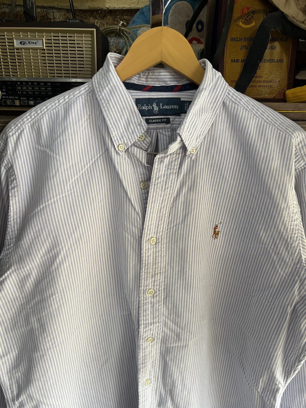 Polo Ralph Lauren 🔥Vintage Polo Ralph Lauren Shirt Size US L / EU 52-54 / 3 - 2 Thumbnail