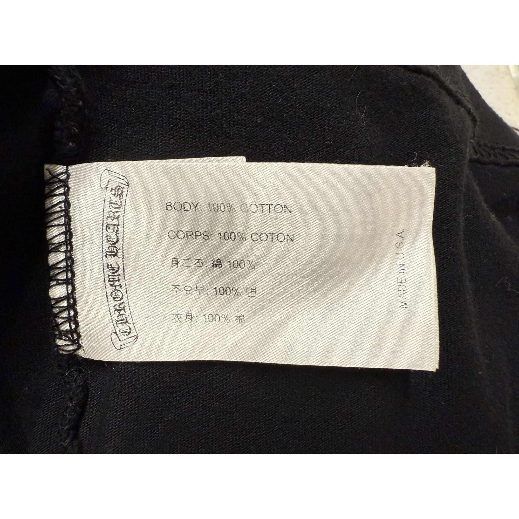 Chrome Hearts Chrome Hearts Black Long Sleeve Shirt With Pocket & Colorful Size US S / EU 44-46 / 1 - 11 Thumbnail