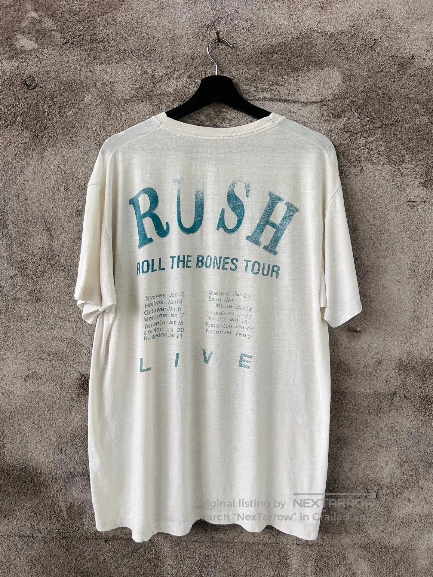 Vintage Vintage Rush 90s Band Short Sleeve Tee. Size US M / EU 48-50 / 2 - 2 Thumbnail