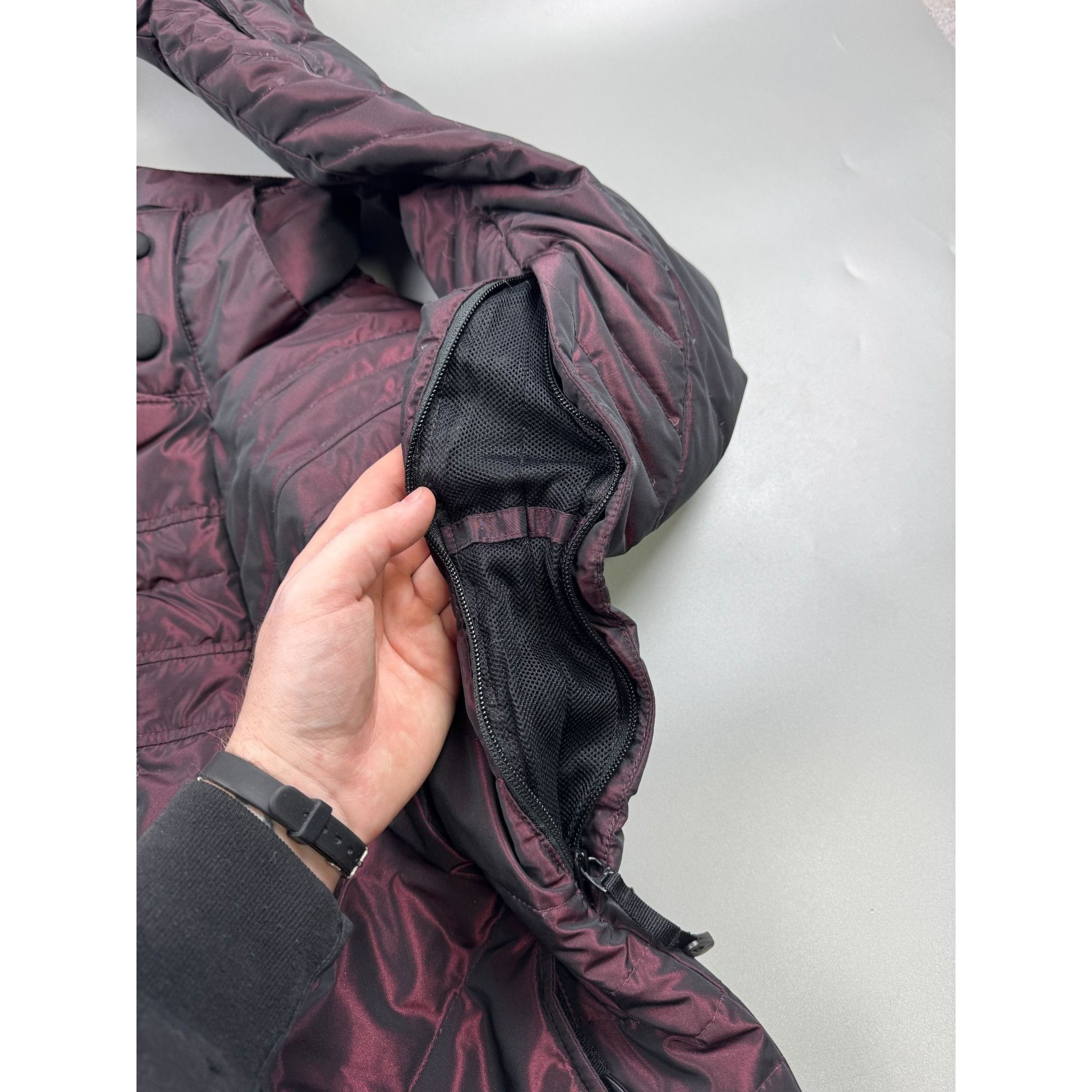 Oakley Vintage Oakley Software Iridescent Puffer Jacket (YG014) Size S / US 4 / IT 40 - 6 Thumbnail