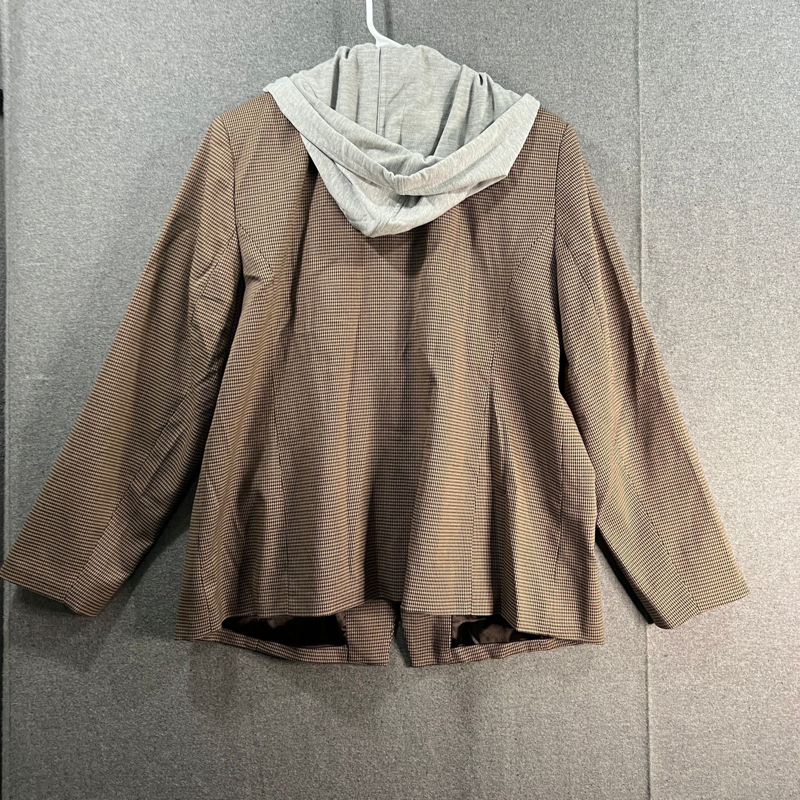 Other GRAVER Susan Graver Petite Yarn-Dyed Blazer w/ Hood Size L / US 10 / IT 46 - 2 Thumbnail