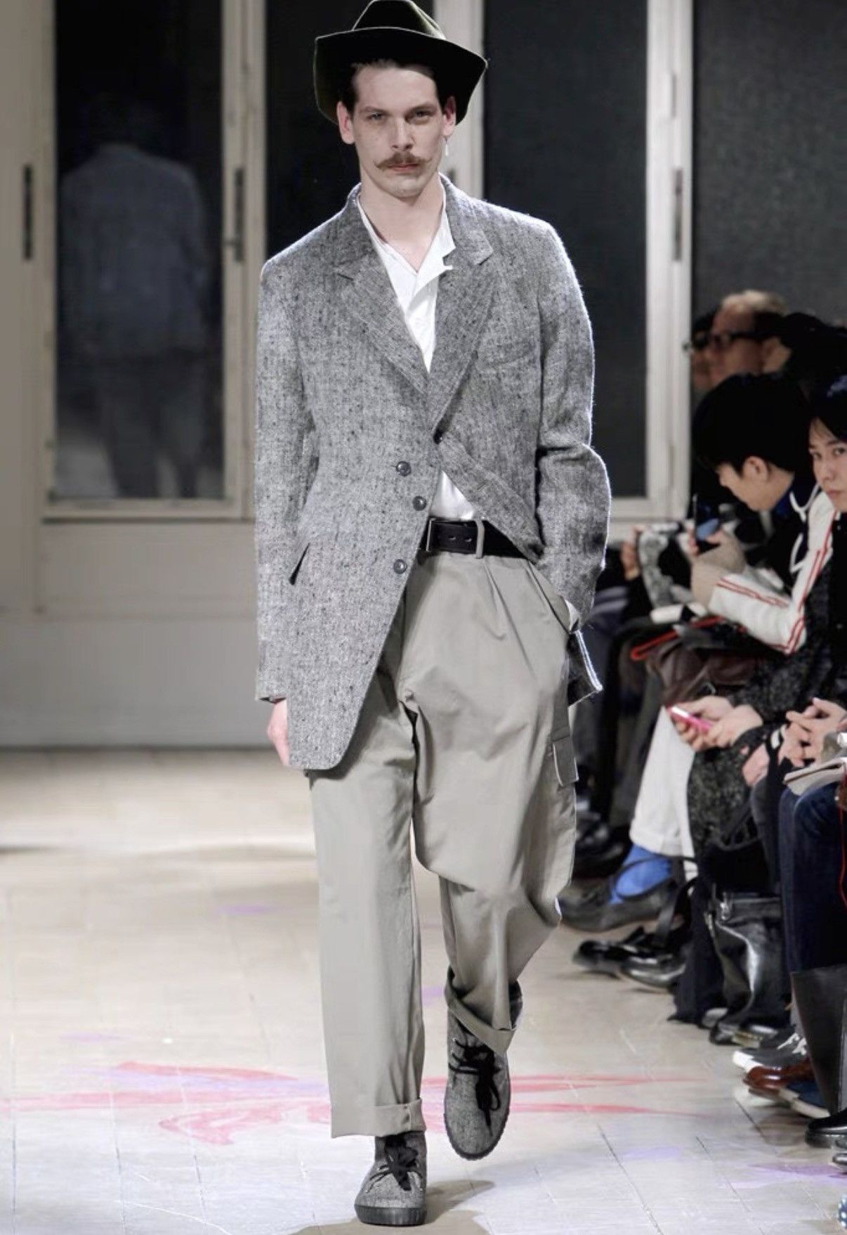 Yohji Yamamoto Yohji Yamamoto 11AW Chemical-Dyed Herringbone Suit Size US M / EU 48-50 / 2 - 4 Thumbnail