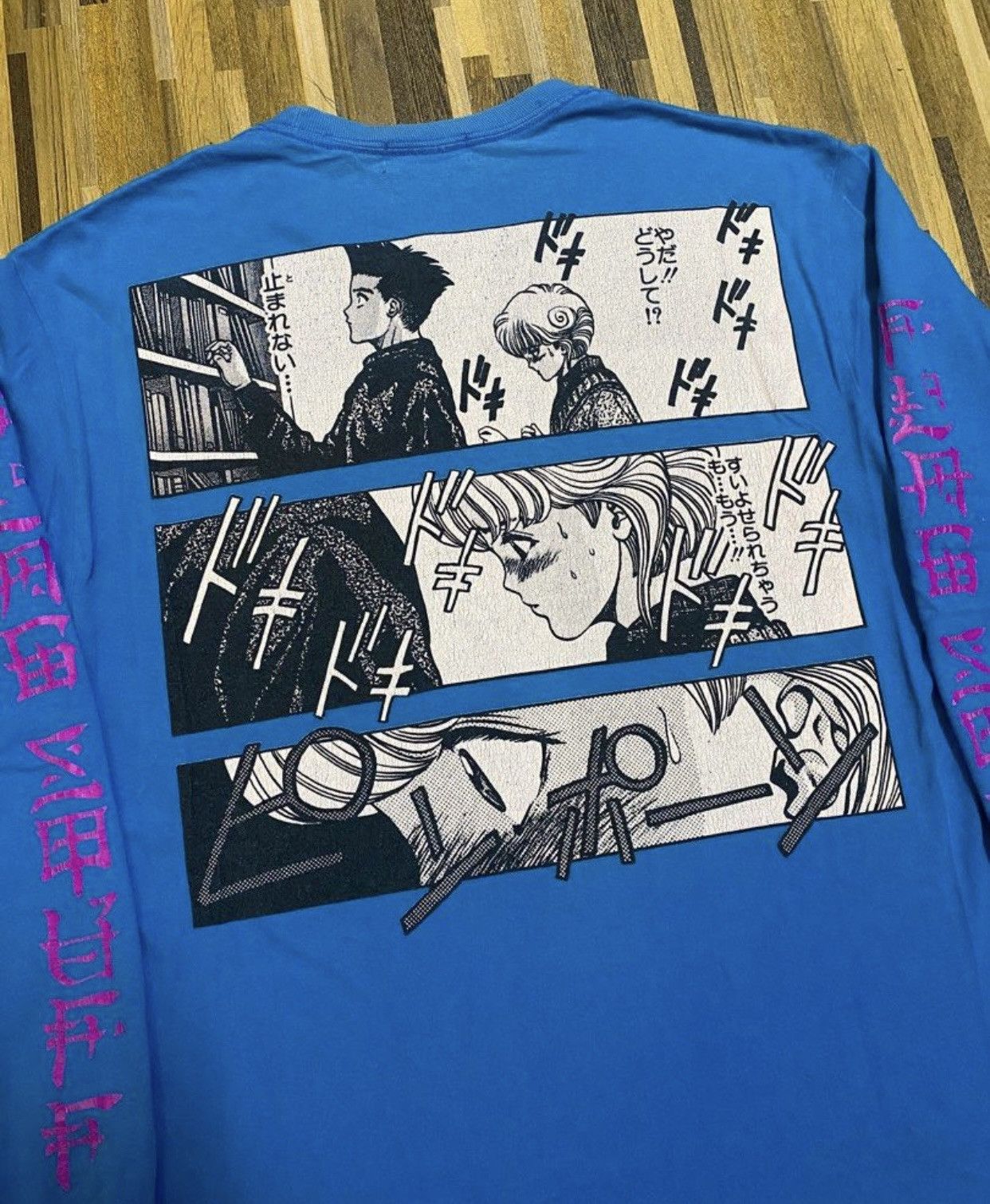 Anime × Flagstuff × Japanese Brand Flagstuff x Video Girl AI Longsleeve Den'ei Shōjo manga Size US L / EU 52-54 / 3 - 4 Thumbnail