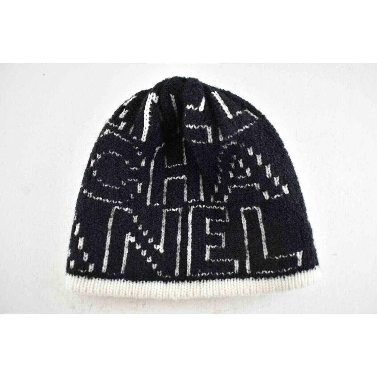 Chanel Chanel Letter Cashmere Wool Silk Knit Beanie Winter Hat Size ONE SIZE - 5 Thumbnail