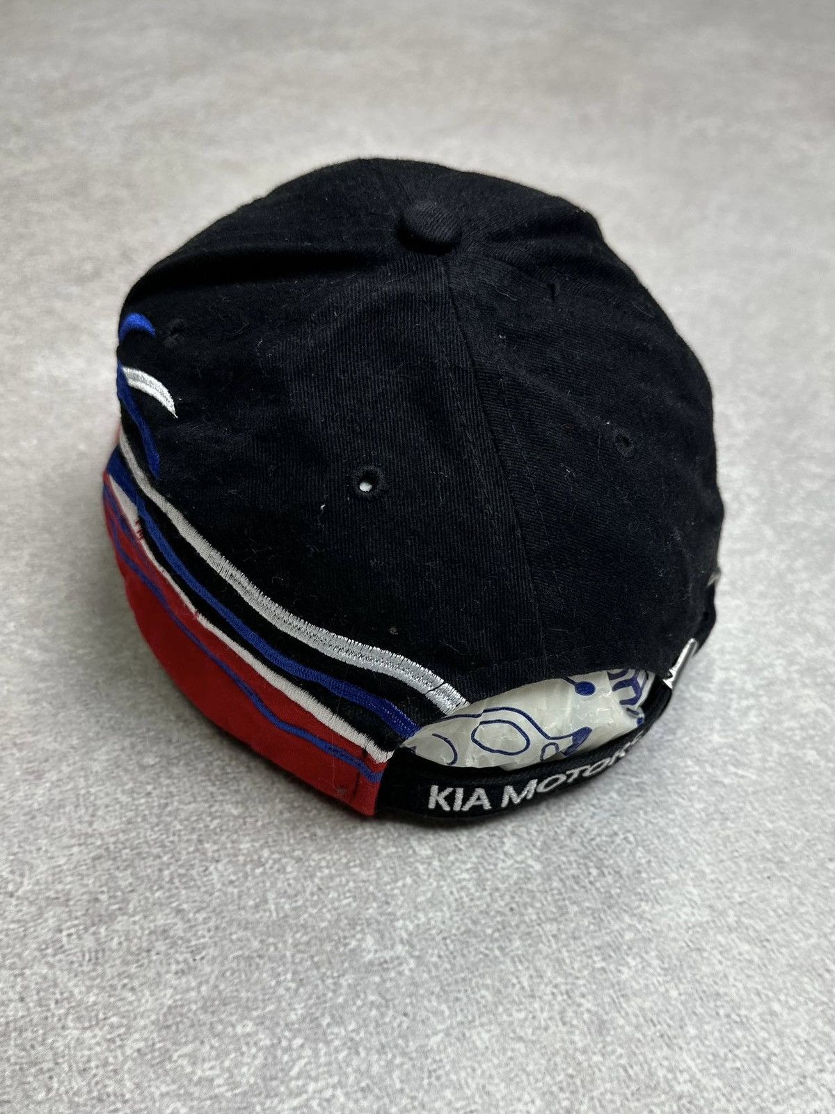 Vintage Vintage Kia Avantgarde Flames Embroidery Cap Os Size ONE SIZE - 4 Thumbnail