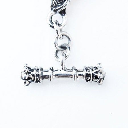 King Baby Studio King Baby Sterling Silver Skull Bracelet Size ONE SIZE - 6 Thumbnail