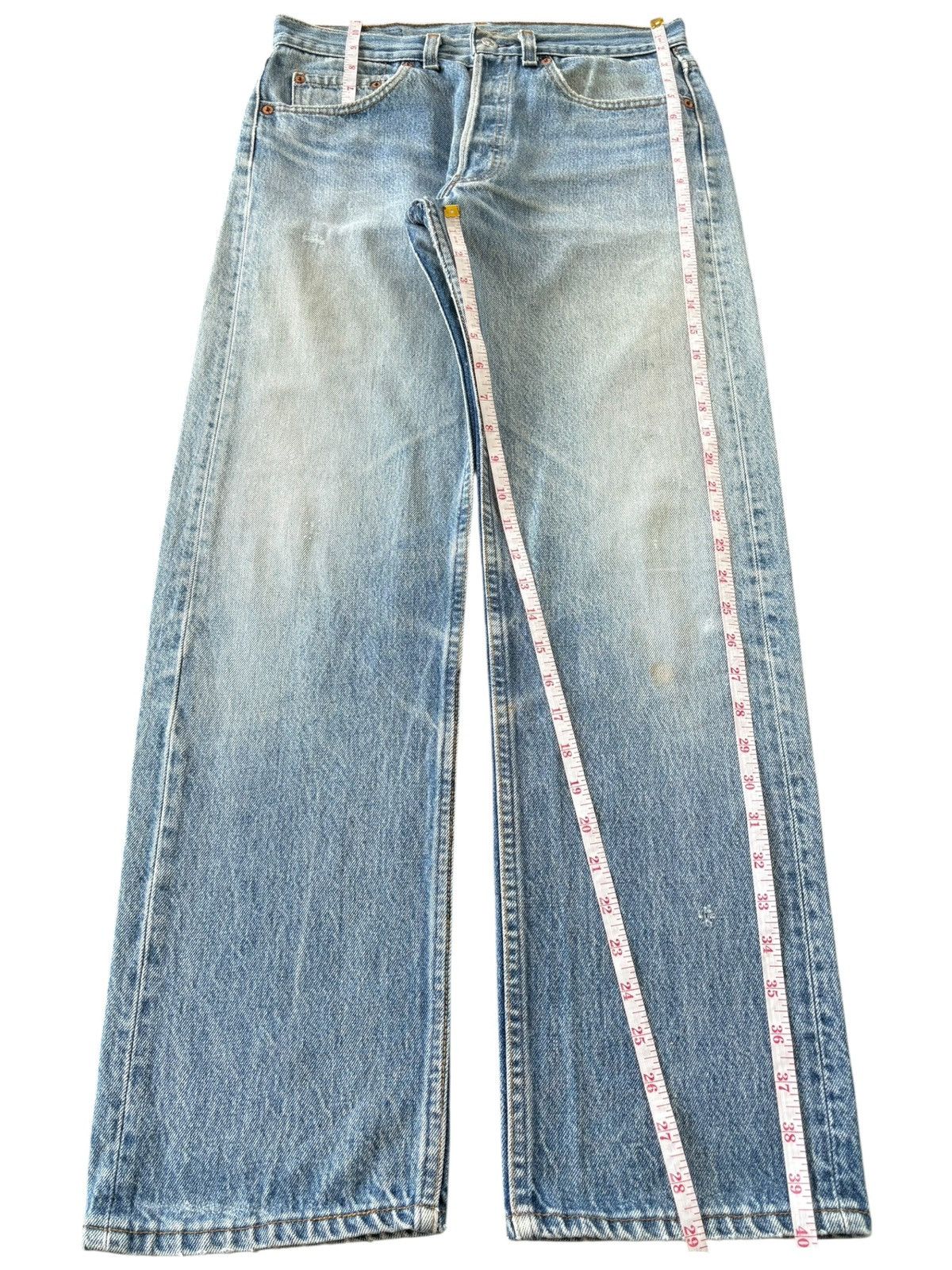 Levi's Vintage 90s Levis 501 Stonewashed Jeans Size US 31 - 11 Thumbnail