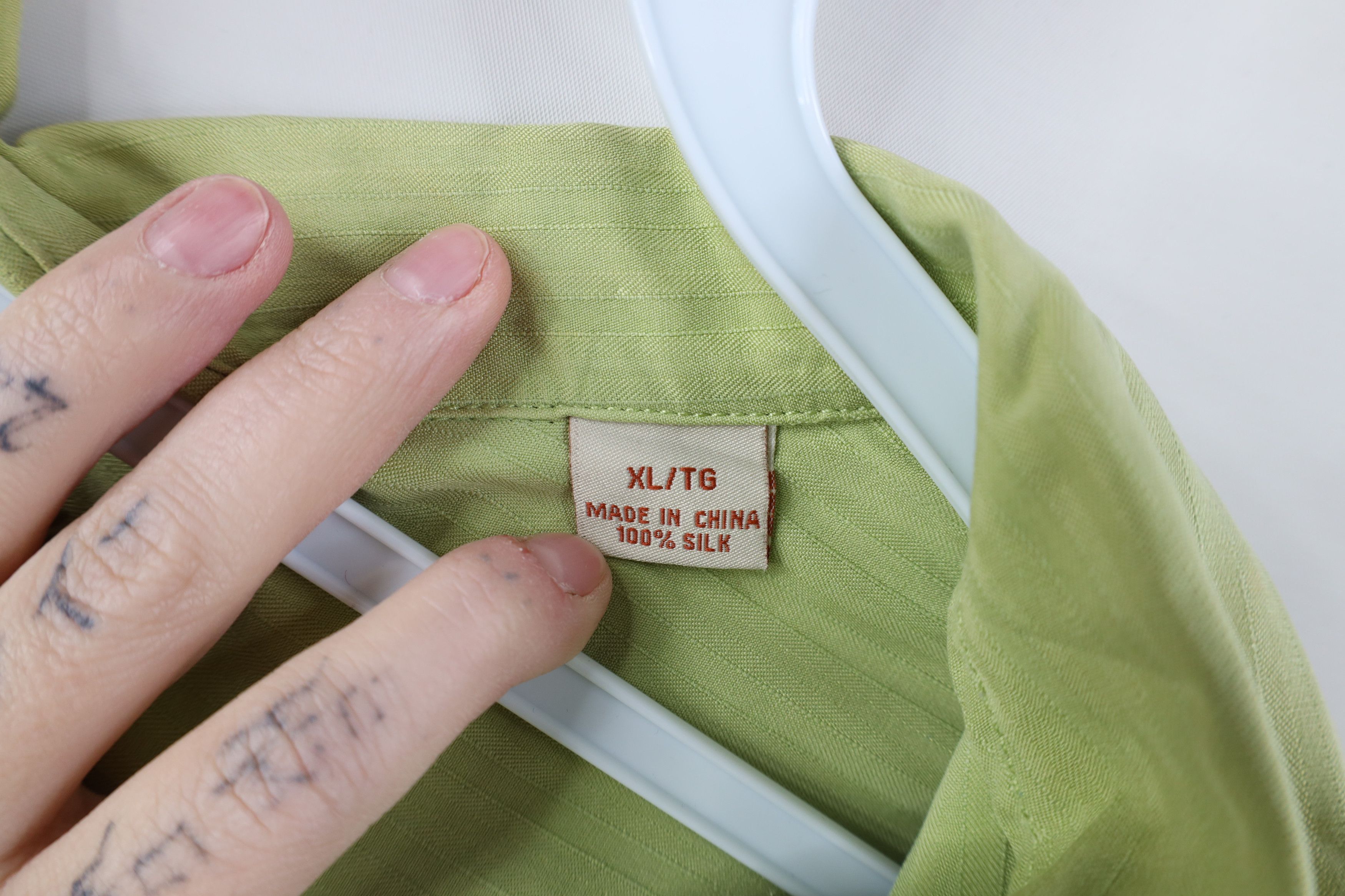 Tommy Bahama Vintage Tommy Bahama Luau Collared Button Shirt Lime Green Size US XL / EU 56 / 4 - 8 Thumbnail
