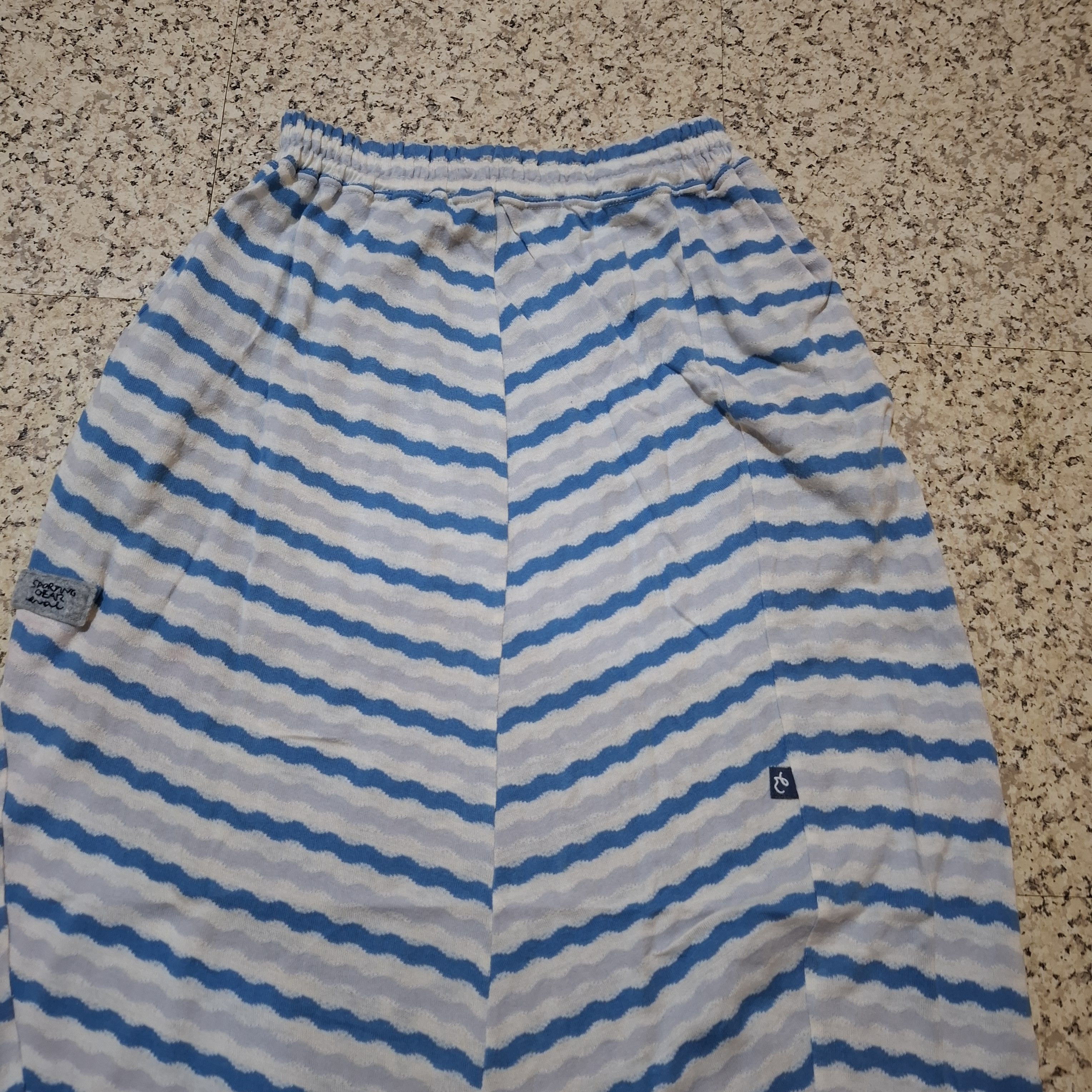 Hai Sporting Gear Vintage HAI Sporting Gear Issey Miyake Wavy Knit Maxi Skirt Size 29" - 2 Thumbnail
