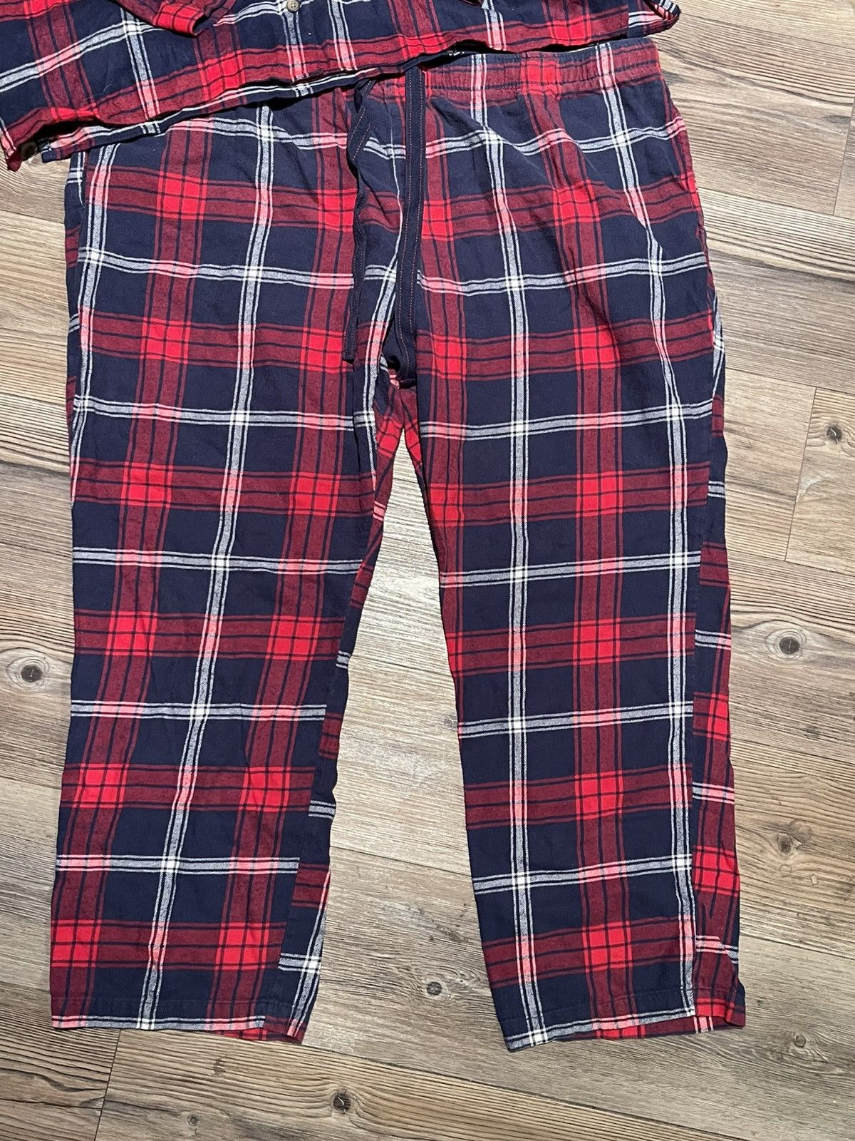 Old Navy Old Navy Men’s XXL Blue & Red Plaid Pajama Set Size US 44 / EU 60 - 3 Thumbnail