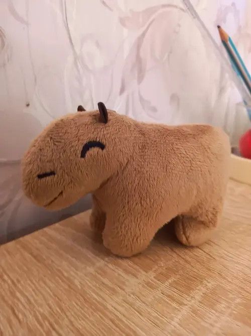 Jewelry Yoshiko x Ahata Cute Capybara Plush Toy Key Chain Size ONE SIZE - 2 Thumbnail