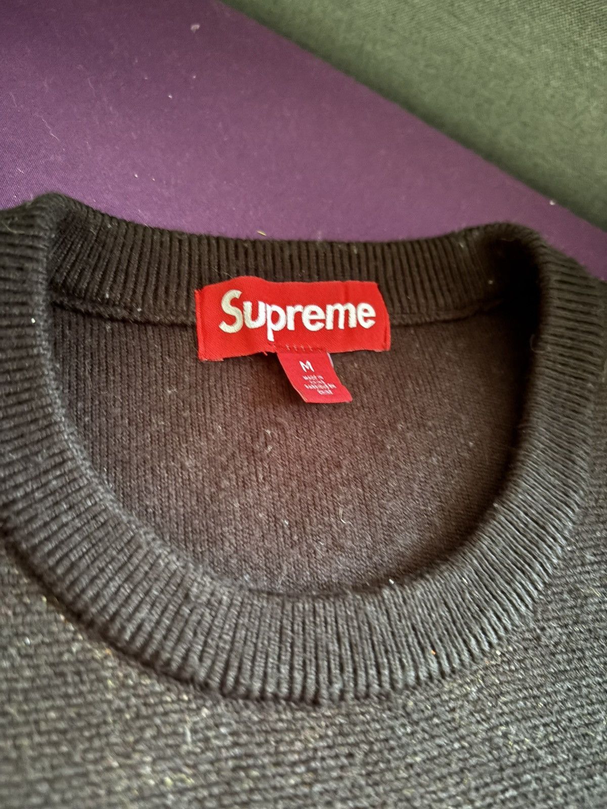 Supreme Supreme ‘American Psycho’ Crewneck FW23 - Black Size US M / EU 48-50 / 2 - 4 Thumbnail