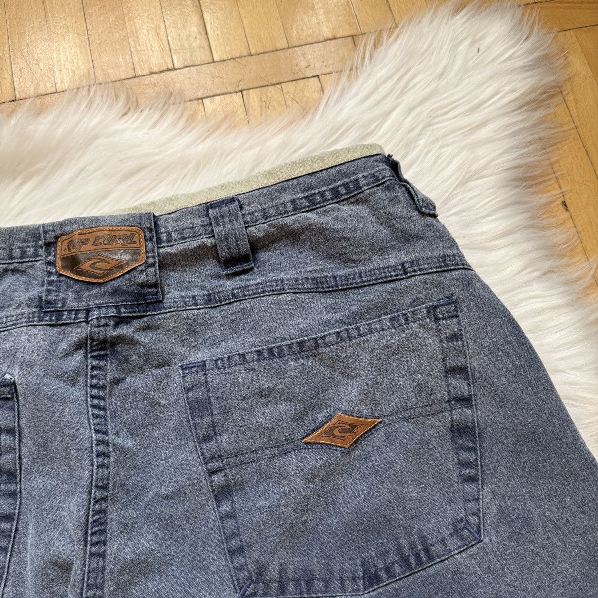Rip Curl 📌Vintage Rip Curl Y2k Baggy Shorts Usa 90s Size US 31 - 3 Thumbnail
