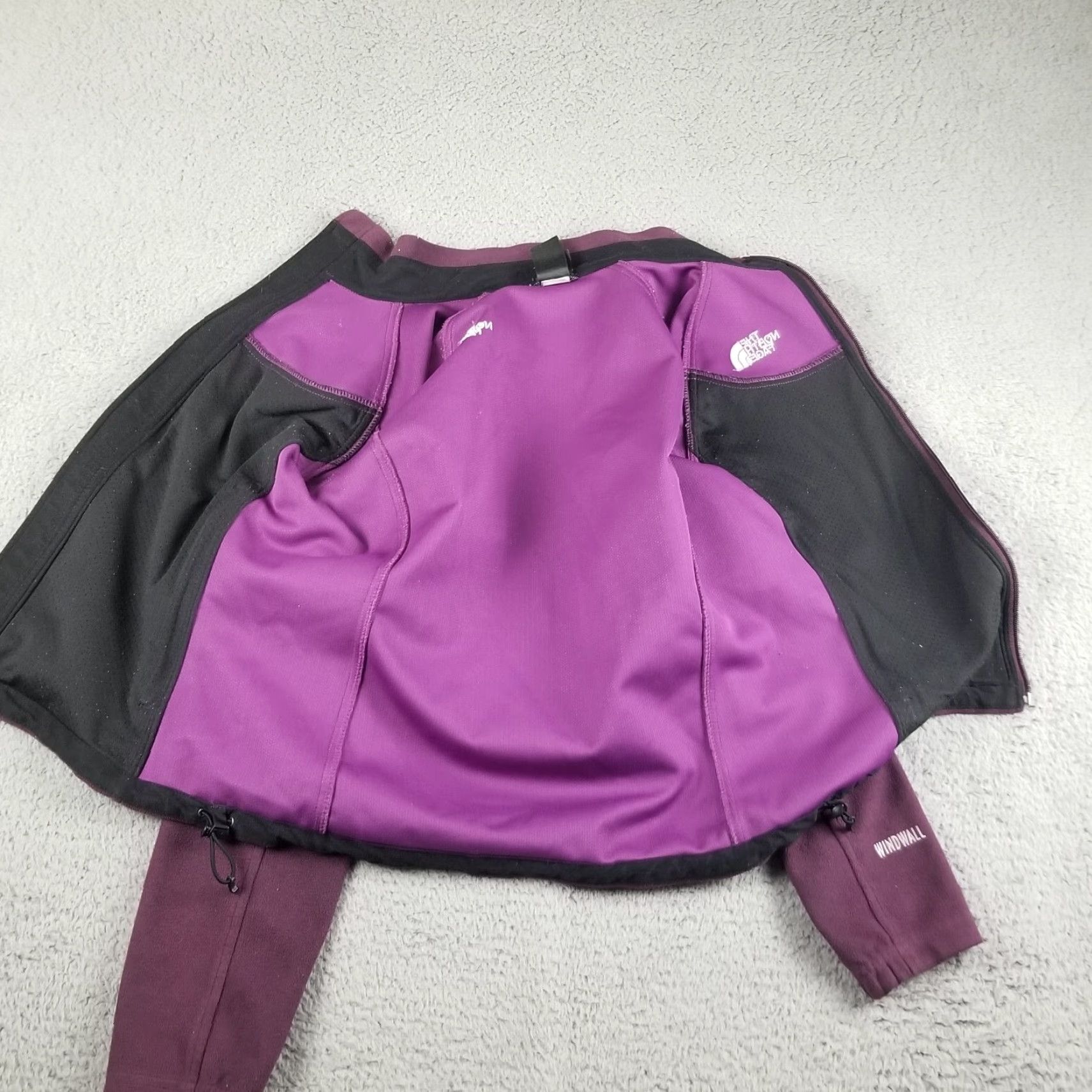 The North Face The North Face Windwall Jacket Women Small Eggplant Purple Zip Coat 18X24 Size S / US 4 / IT 40 - 6 Thumbnail