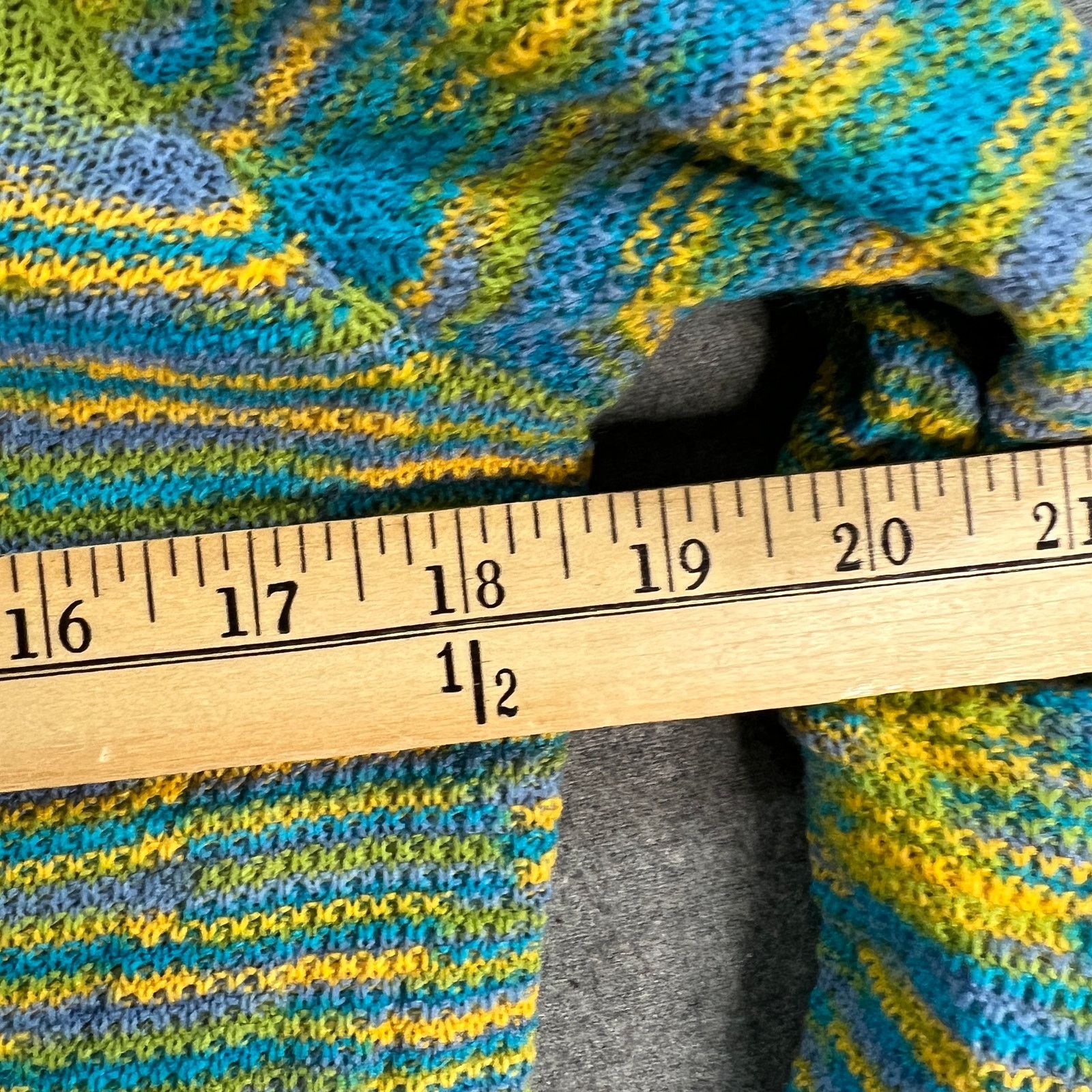 Other LOGO by Lori Goldstein Space Dye Button Front Cardigan Size M / US 6-8 / IT 42-44 - 7 Thumbnail