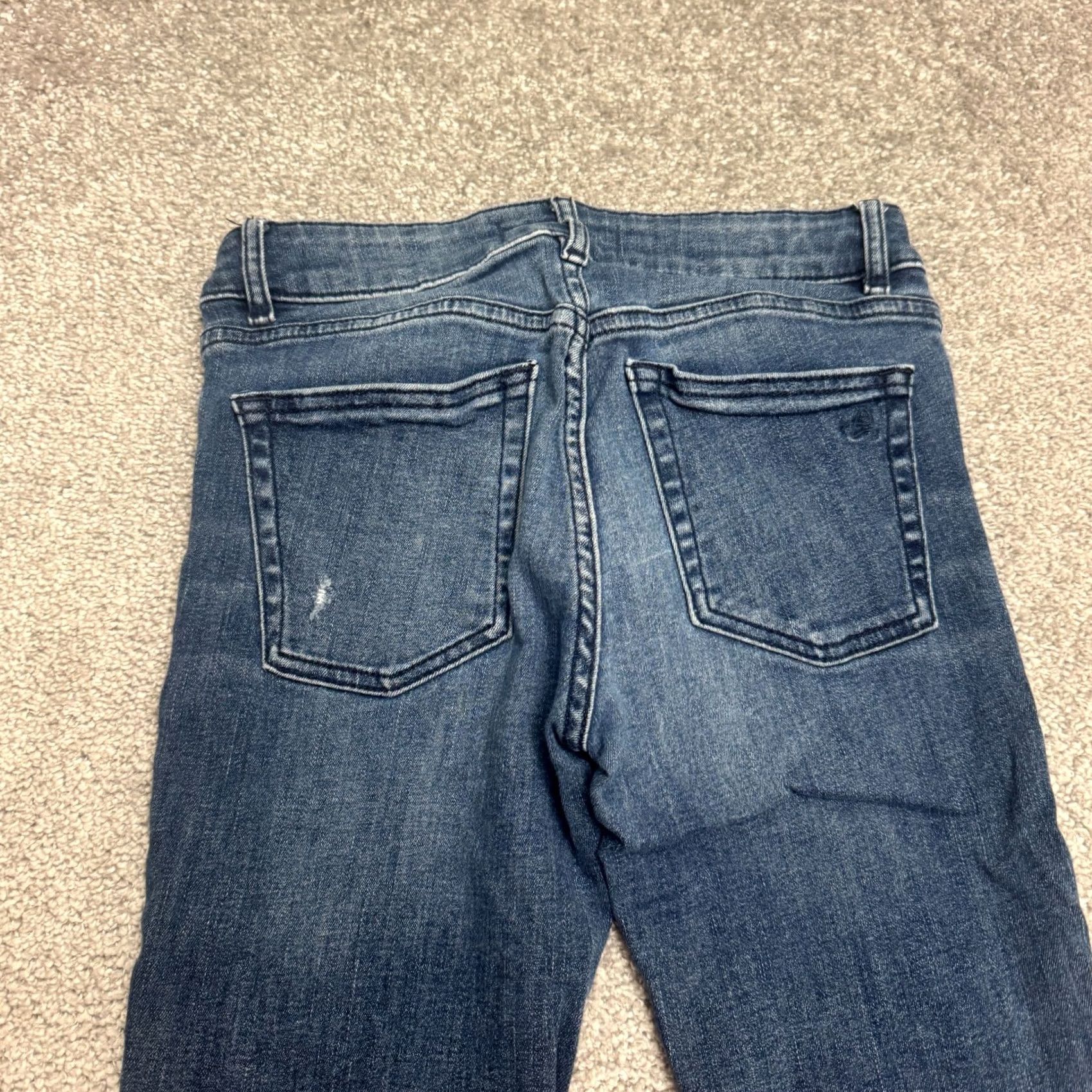 DL1961 DL1961 Margaux Instasculpt Ankle Skinny River Denim Jeans Women 24 Distressed Size 42" / US 20 - 4 Thumbnail
