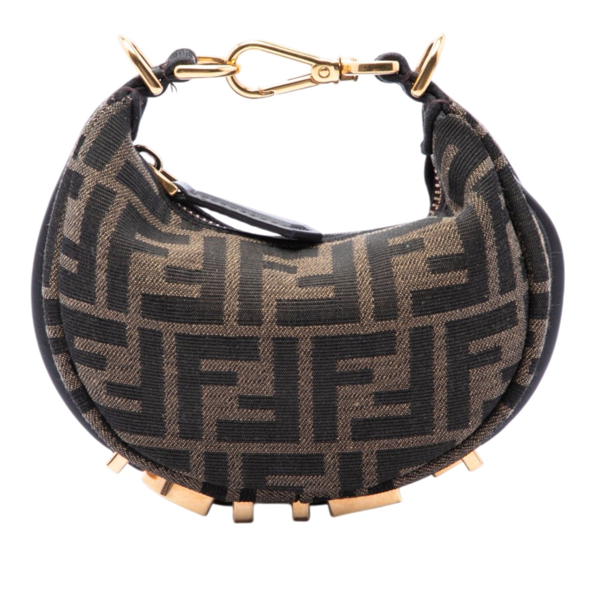 Fendi Nano FF Jacquard Fendigraphy Hobo Size ONE SIZE - 1 Thumbnail