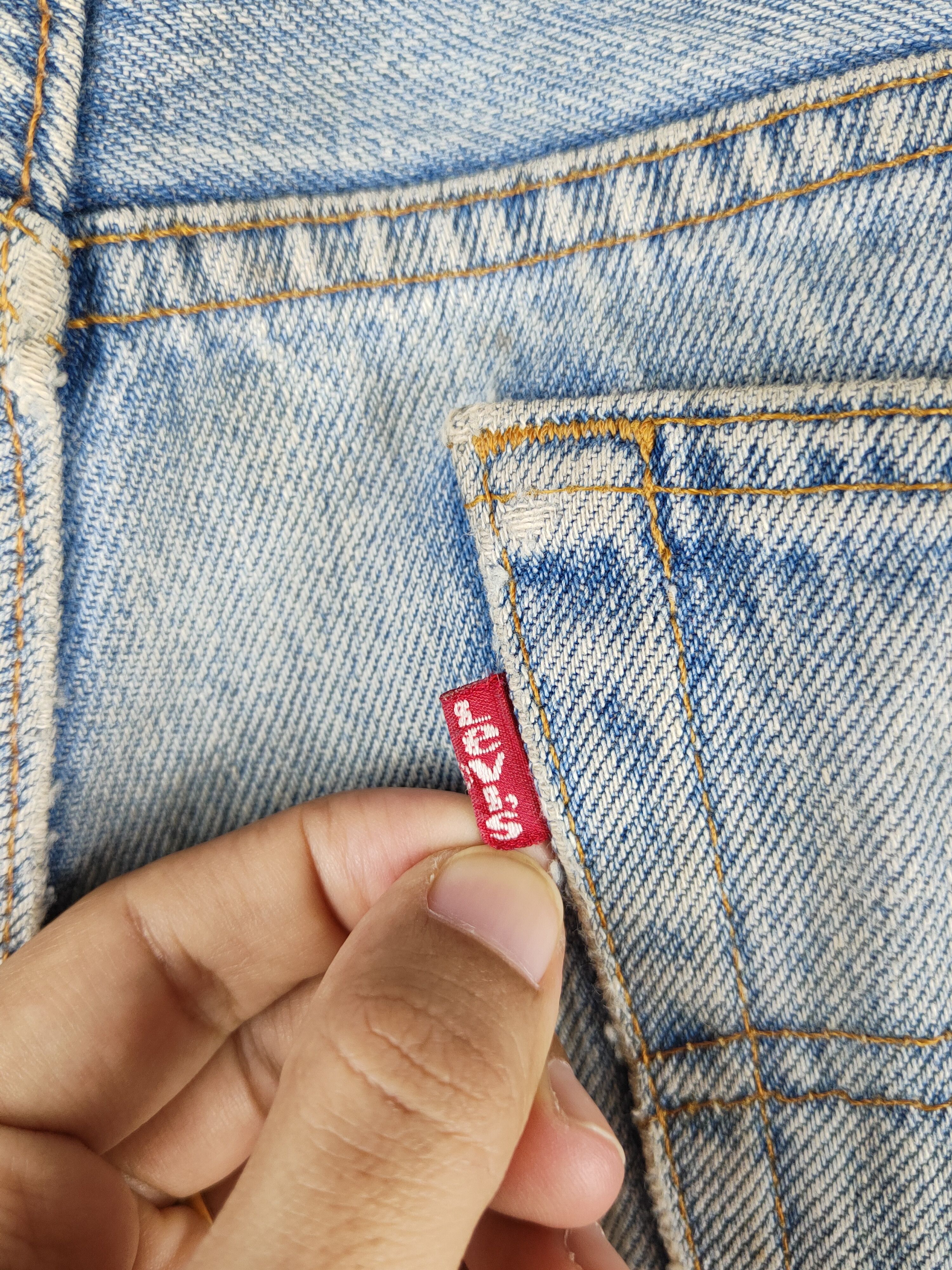 Levi's DL 501 Levi's vintage Faded ripped distressed Denim #S1510 Size US 34 / EU 50 - 13 Thumbnail
