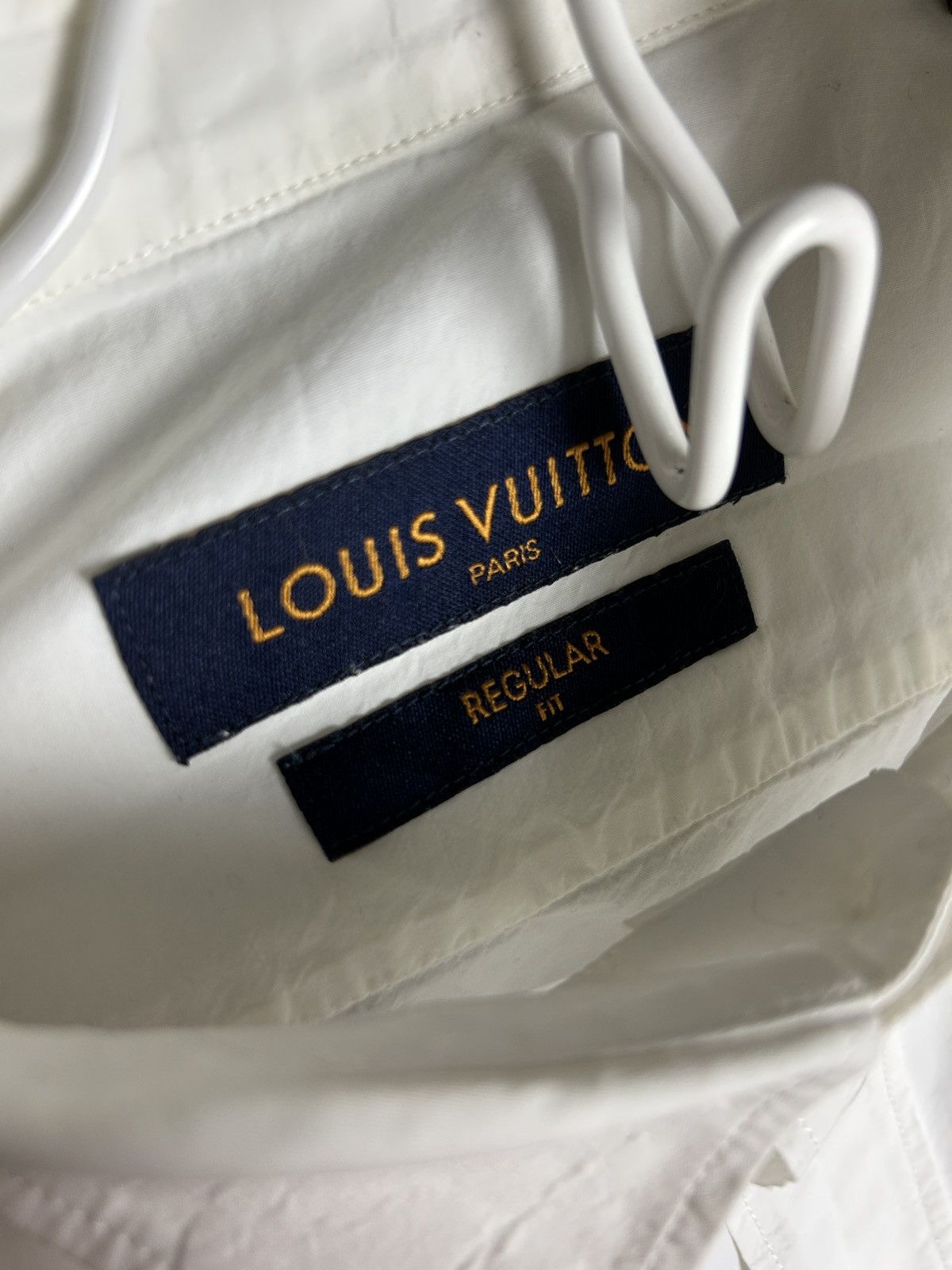 Louis Vuitton Louis Vuitton Embroidered Multi Logo Shirt Button Up Size US S / EU 44-46 / 1 - 7 Thumbnail