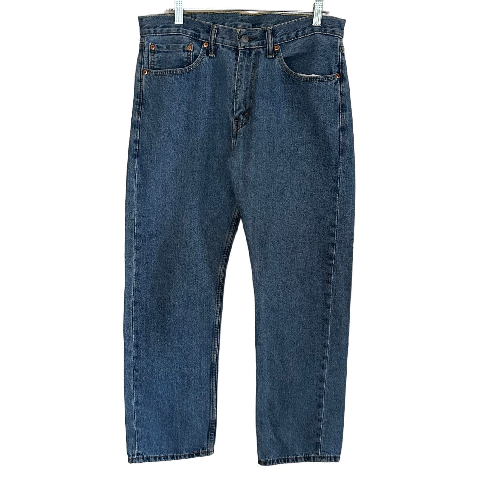 Levi's Levi's 505 Regular Fit Denim Jeans Men's Size 34x30 Y2K Rare Size US 34 / EU 50 - 1 Thumbnail