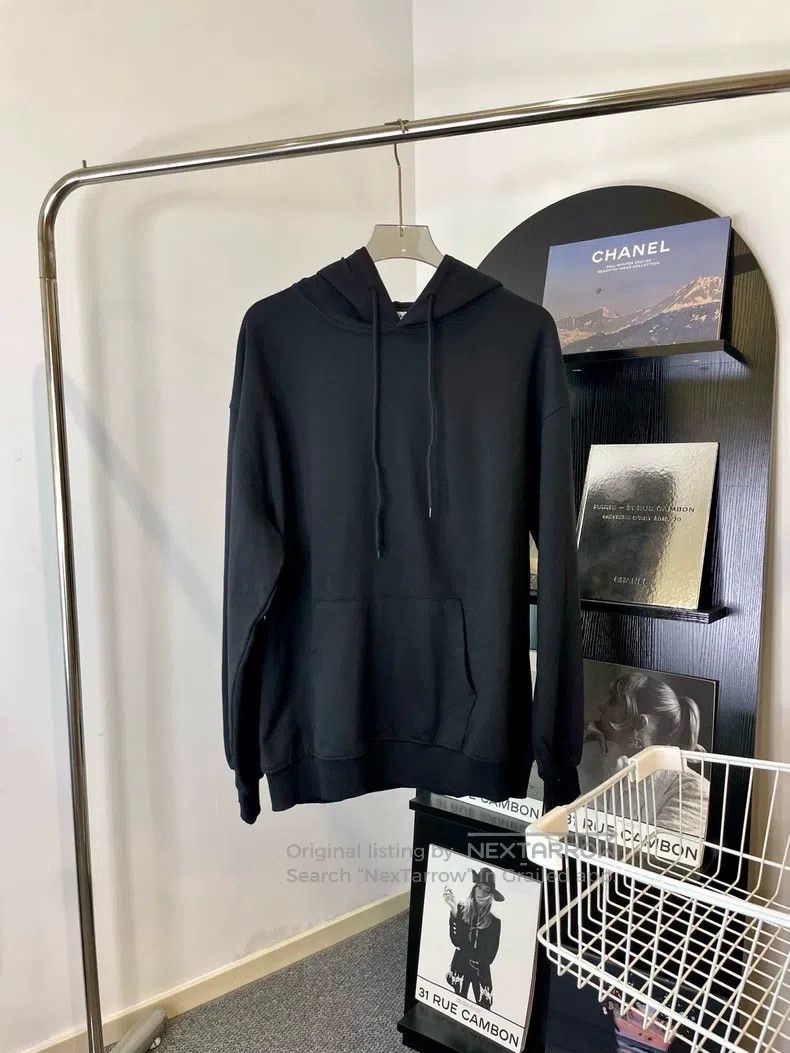 Balenciaga Black Hooded Sweatshirt