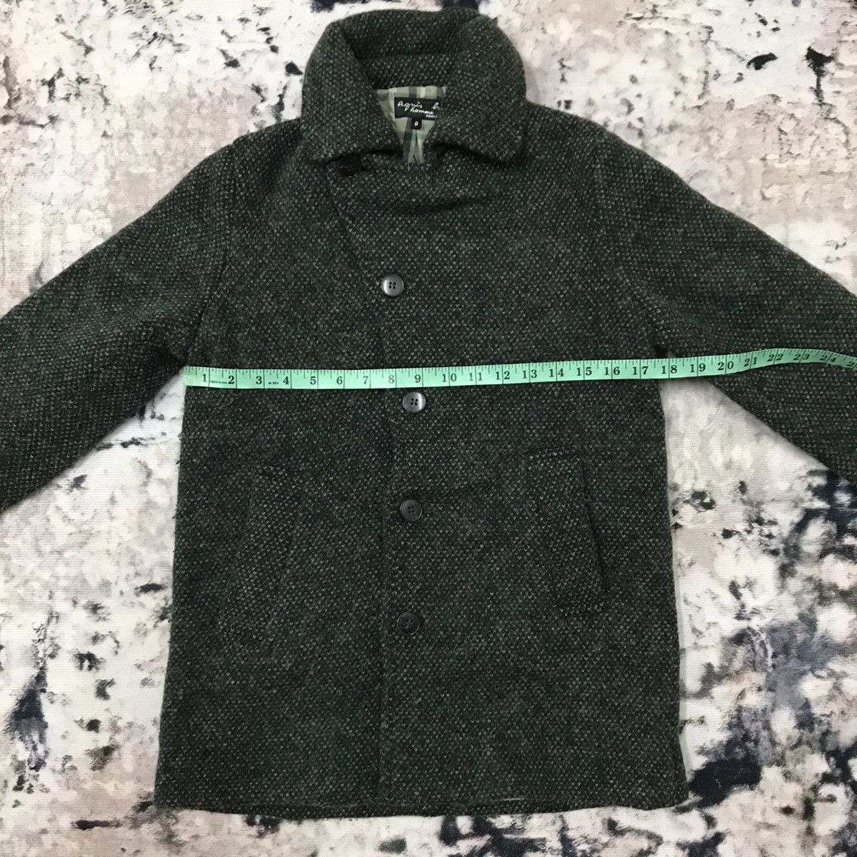 agnes b. Agnes B. Wool Homme Paris Coat Jacket Size US XS / EU 42 / 0 - 12 Thumbnail