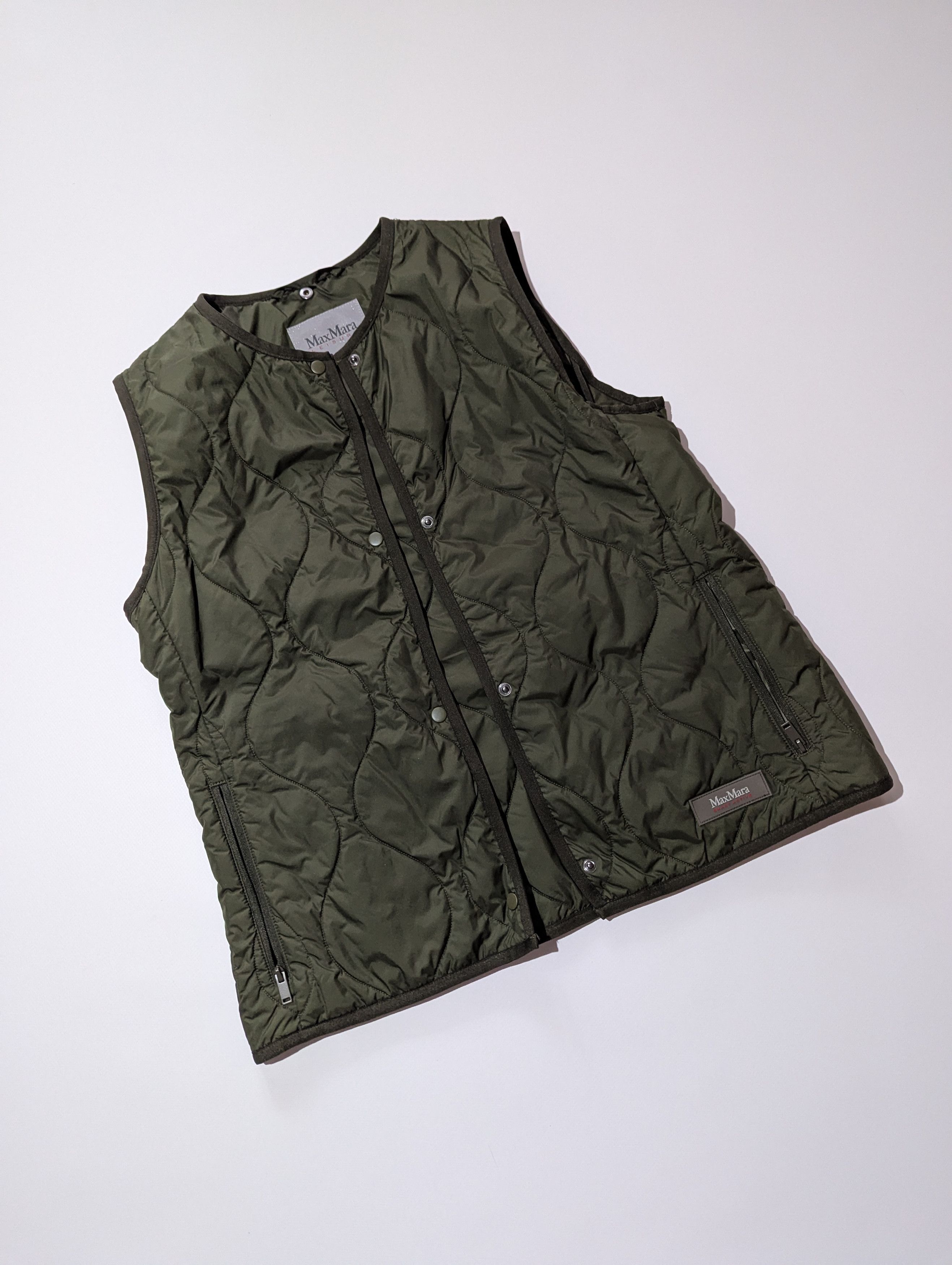 Max Mara Maxmara Leisure Jacket 2in1 BEIRUT Regular Fit Warmer Vest Size S / US 4 / IT 40 - 22 Thumbnail