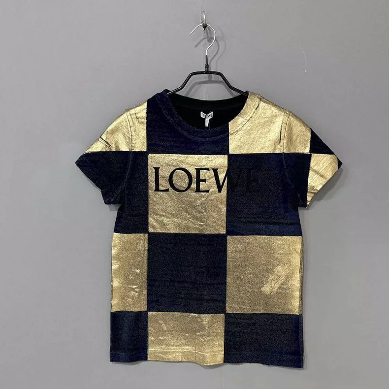 Loewe Loewe Checkerboard letter logo short sleeve Size XS / US 0-2 / IT 36-38 - 2 Thumbnail