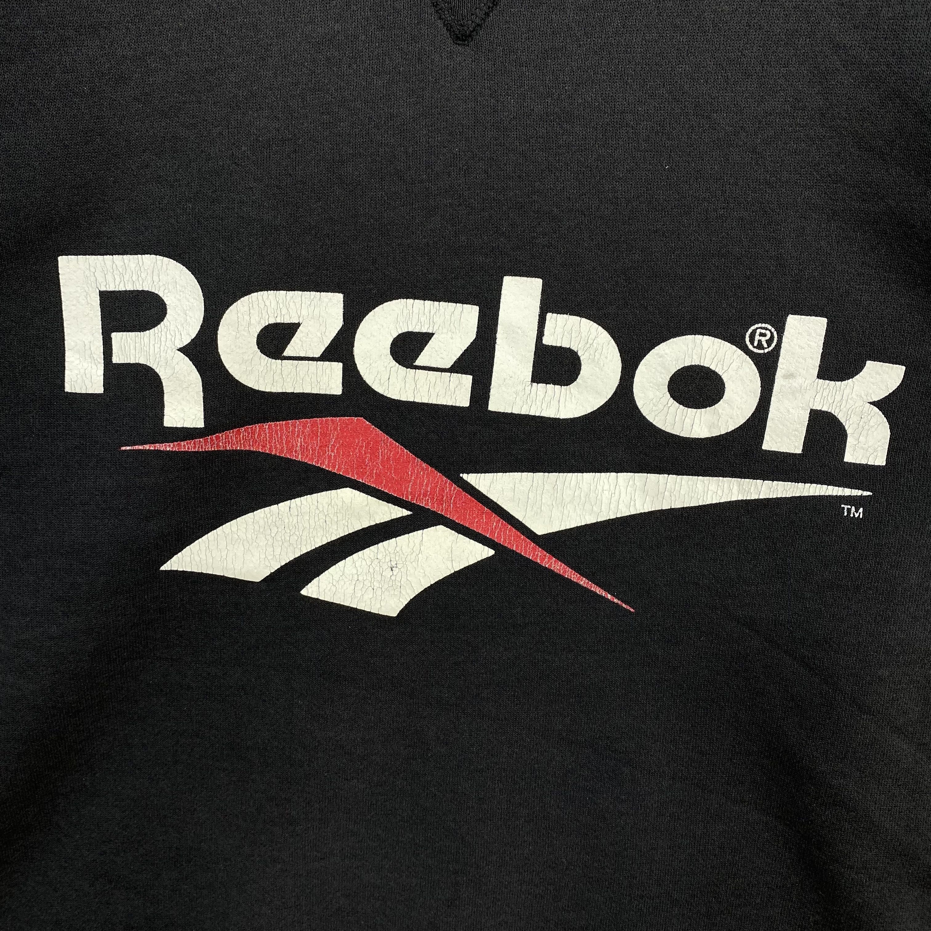 Reebok Vintage 90s Reebook Pullover Sweatshirt V-Stitch Sweater Size US M / EU 48-50 / 2 - 4 Thumbnail