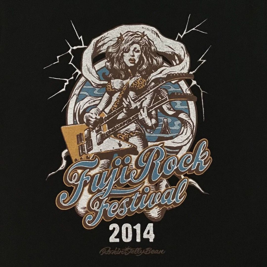 Bape 2014 BAPE × Rockin' Jelly Bean Fuji Rock Festival T-shirt Size US M / EU 48-50 / 2 - 3 Thumbnail