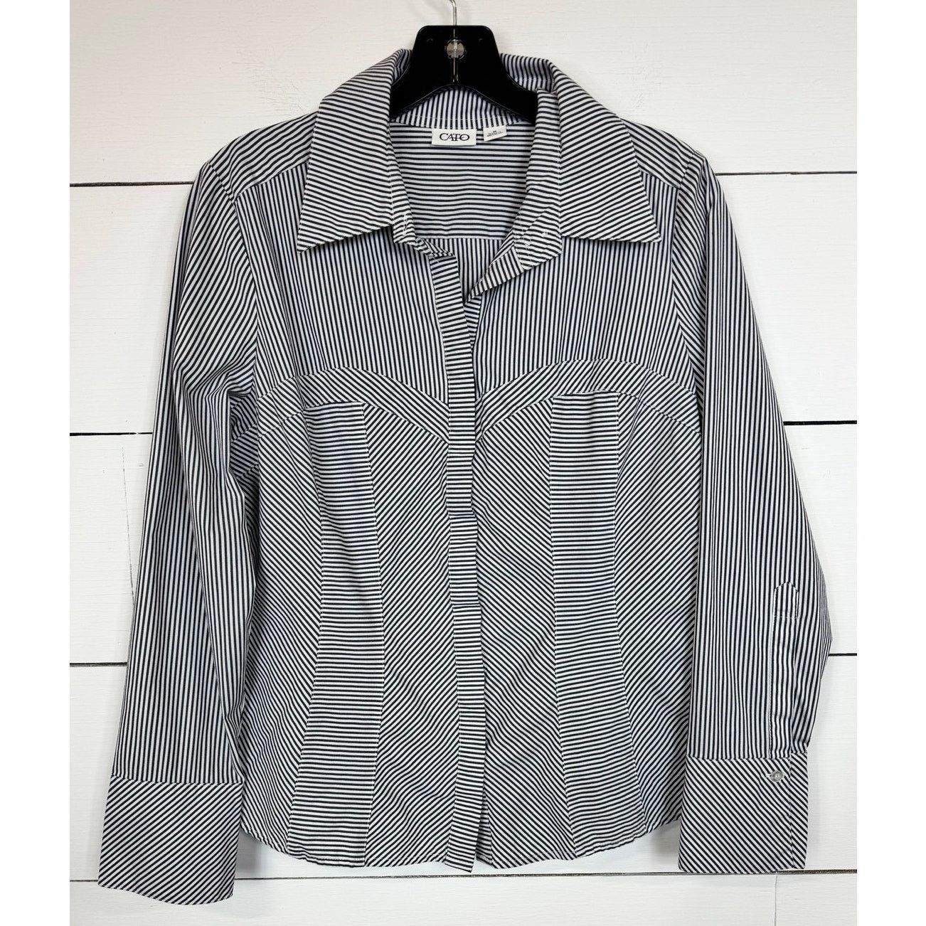 Other Cato Long Sleeve Button Up Shirt Women's Size Medium Size M / US 6-8 / IT 42-44 - 1 Thumbnail