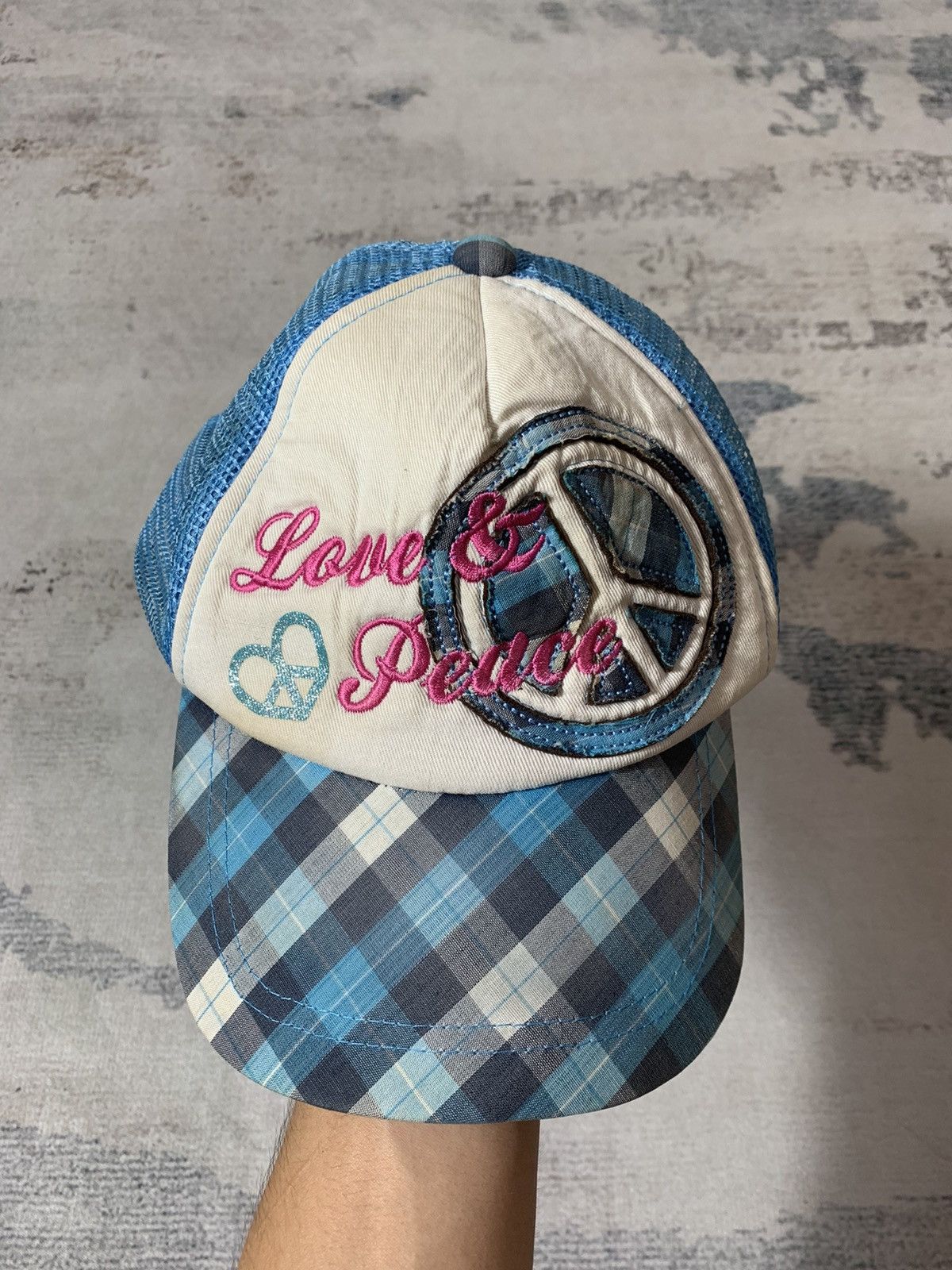 Beauty Beast × Hysteric Glamour × Japanese Brand 2000s Japanese Peace Project Trucker Hat Size ONE SIZE - 1 Thumbnail