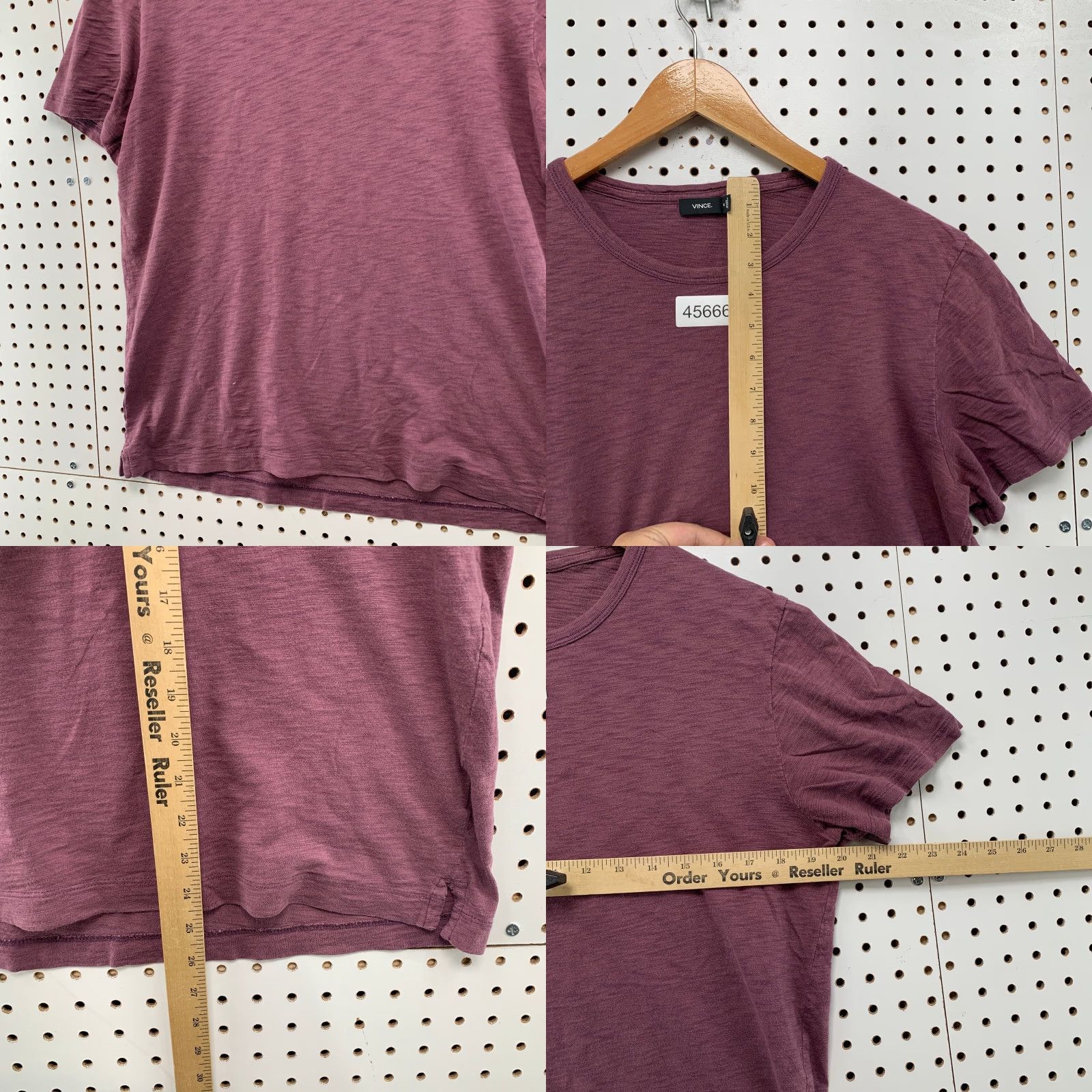 Vince Vince Shirt Mens Medium Purple Crewneck Preppy Business T Shirt Size US M / EU 48-50 / 2 - 8 Thumbnail