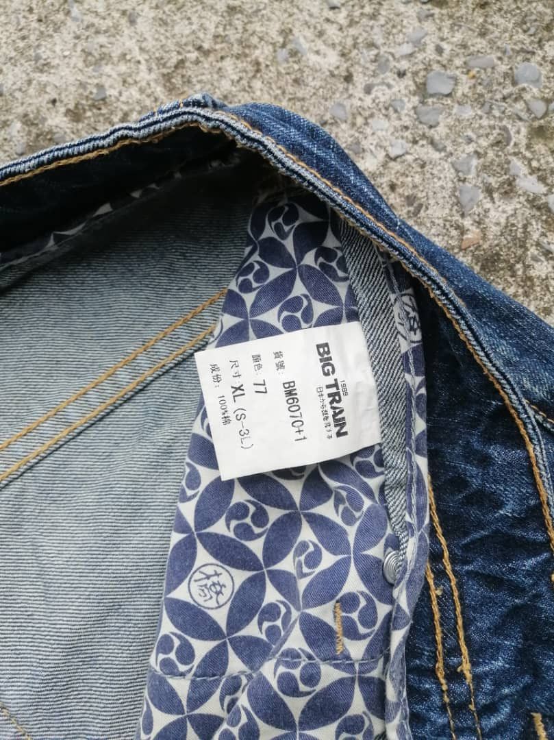 Japanese Brand Osaka Big Train Nice Design Embroidered Denim Jeans Size US 34 / EU 50 - 5 Thumbnail
