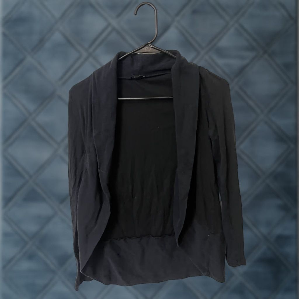 Express Express Women's Cardigan Sweater Black Long Sleeve Open Size XS Pre-Owned Size XS / US 0-2 / IT 36-38 - 1 Thumbnail