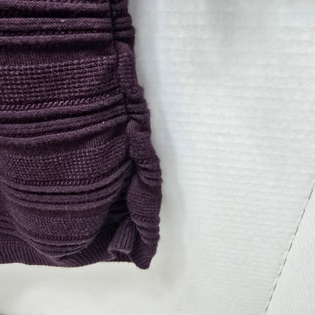 Apt. 9 Women's APT. 9 Purple Ribbed Crew Neck Sweater XS Size XS / US 0-2 / IT 36-38 - 6 Thumbnail