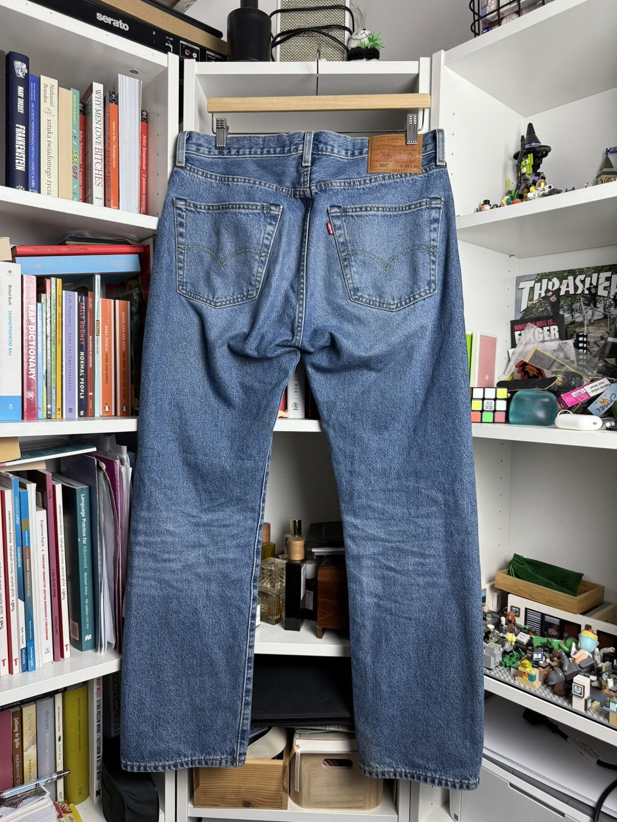 Levi's × Vintage Levis Lot 501 premium denim jeans babyblue pants 33x30 y2k Size US 33 - 1 Thumbnail