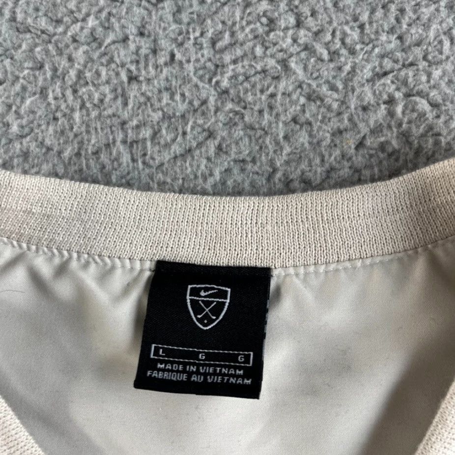 Nike VINTAGE Nike Jacket Mens Large Ivory Windbreaker Golf Outdoors Pullover Sweater Vtg Size US L / EU 52-54 / 3 - 3 Thumbnail