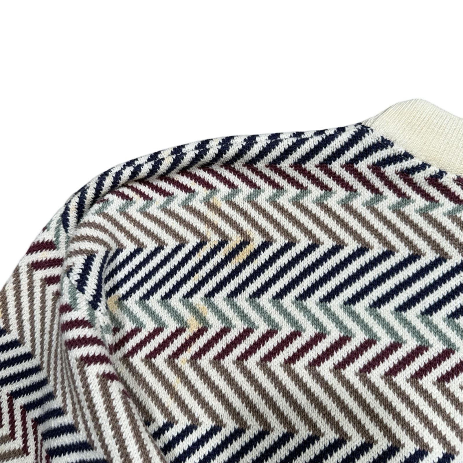 John Weitz John Weitz Vintage Patterned Herringbone Sweater Size US XL / EU 56 / 4 - 4 Thumbnail
