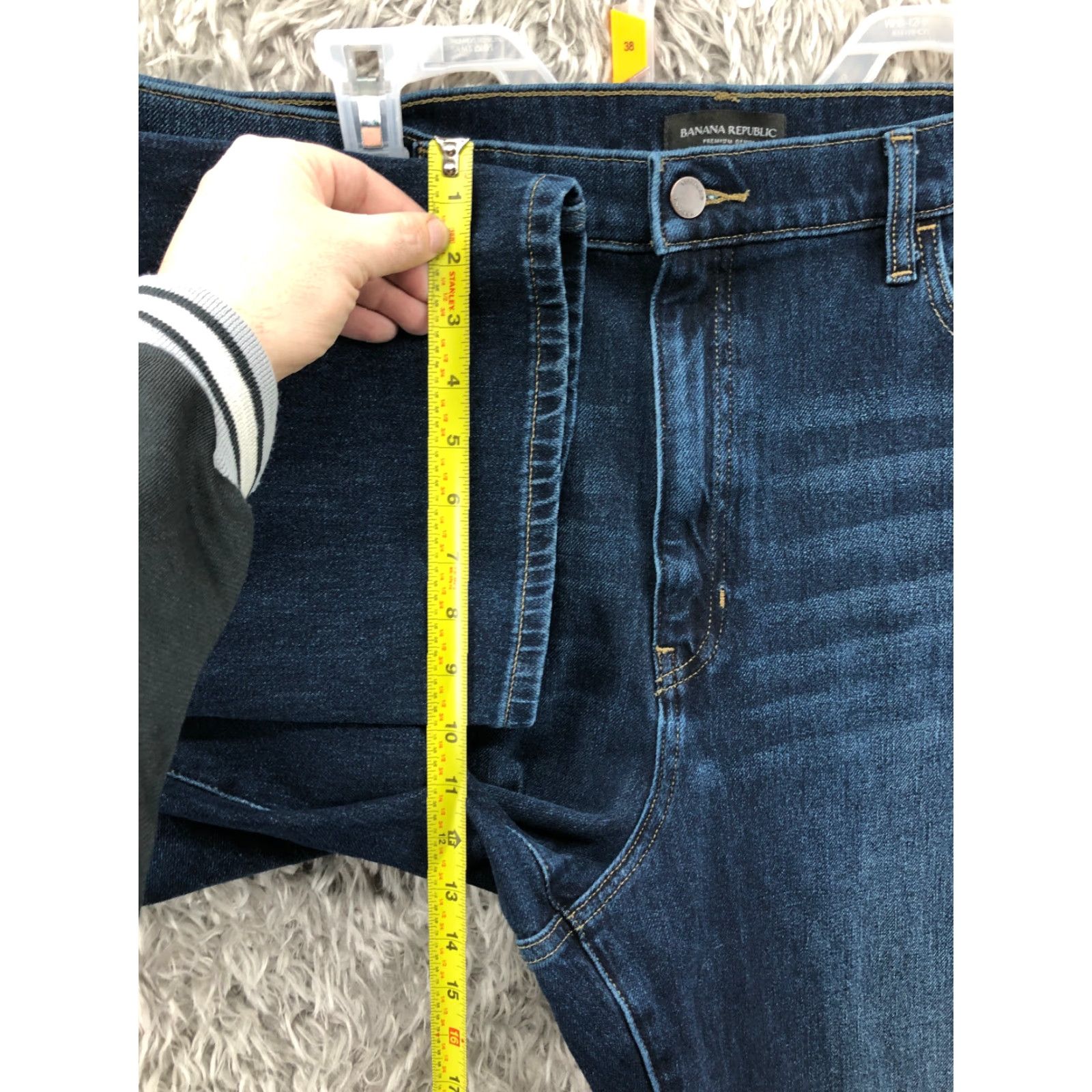 Banana Republic VINTAGE Banana Republic Jeans Plus Size 35L Womens High Rise Crop Bootcut Dark Blue Size 24" / US 00 / IT 34 - 4 Thumbnail