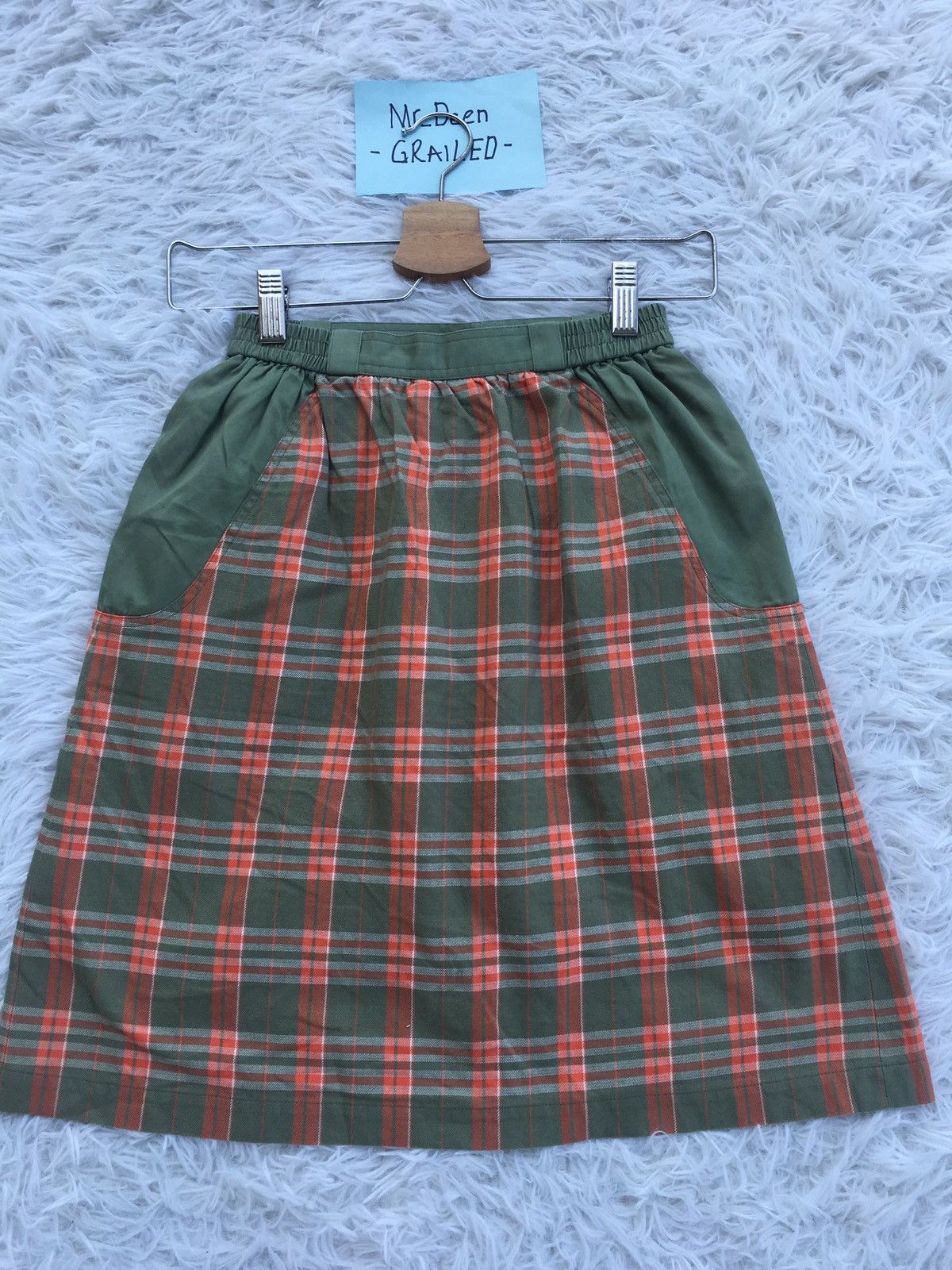 Christian Dior Monsieur Rare Vintage Christian Dior Checkered Mini Skirt Size 22" - 15 Thumbnail