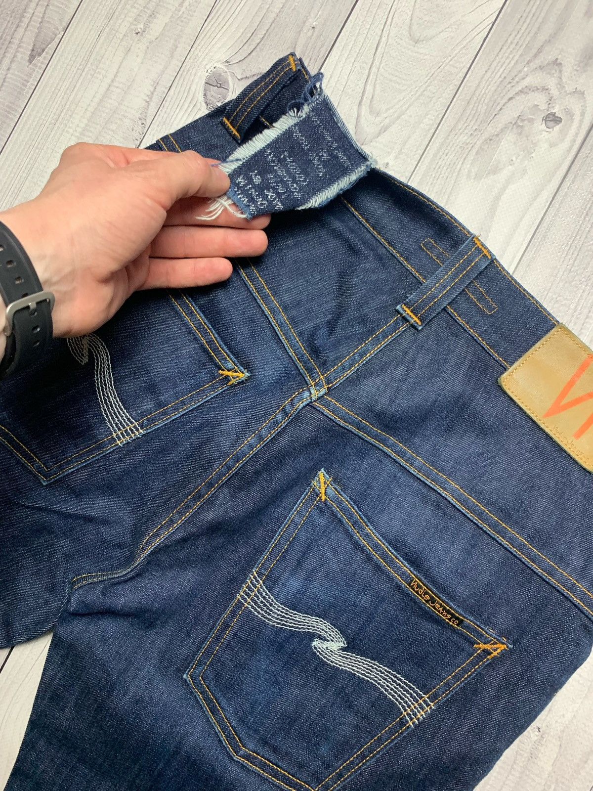 Japanese Brand × Nudie Jeans Nude jeans denim pants Size 39 skinny Size US 29 - 8 Thumbnail