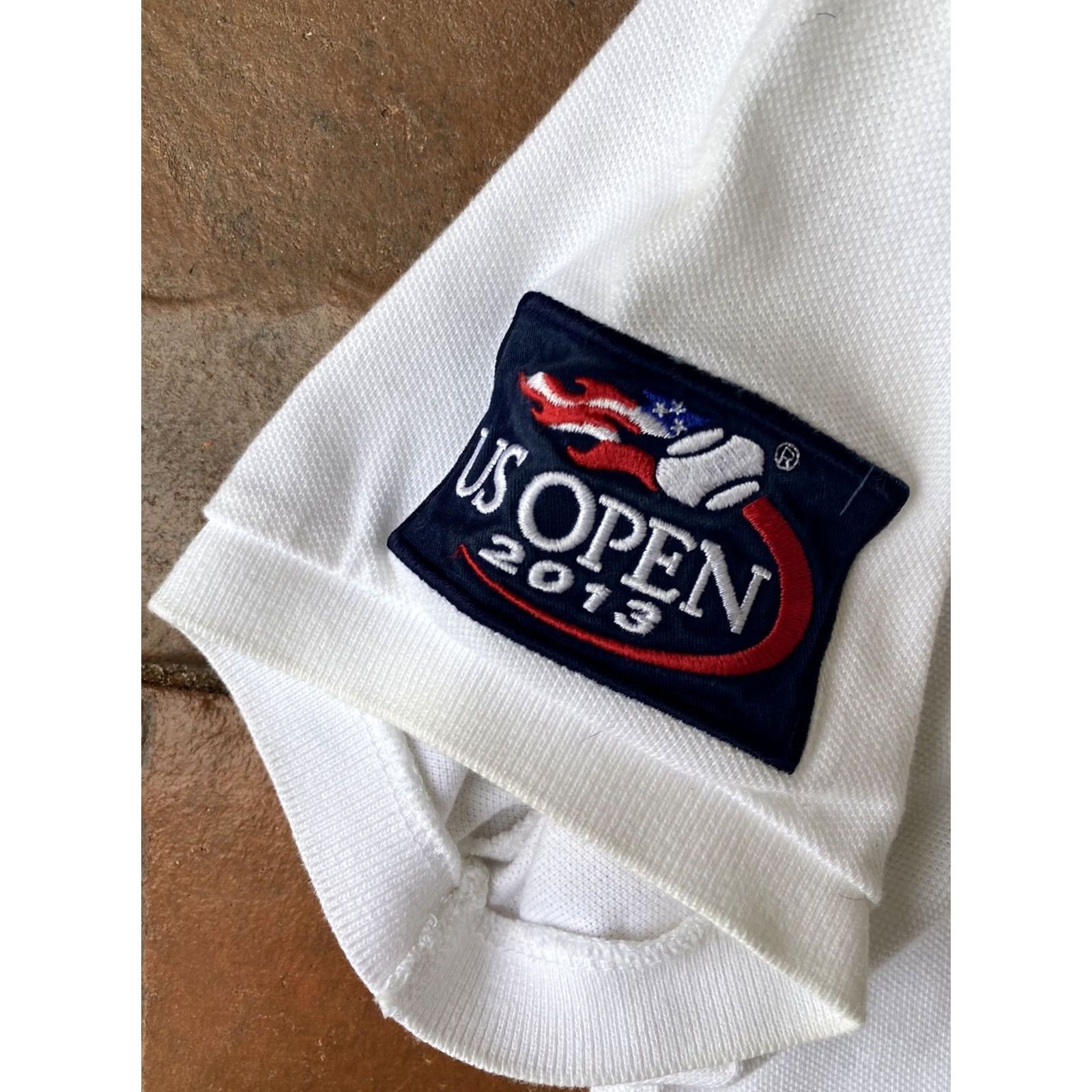 Polo Ralph Lauren Polo Ralph Lauren Polo Shirt Men White US Open 2013 - Medium Polo, Rugby, Big Pony, Short Sleeve, 100% Cotton, Button-Up, Embroidered Size US M / EU 48-50 / 2 - 3 Thumbnail